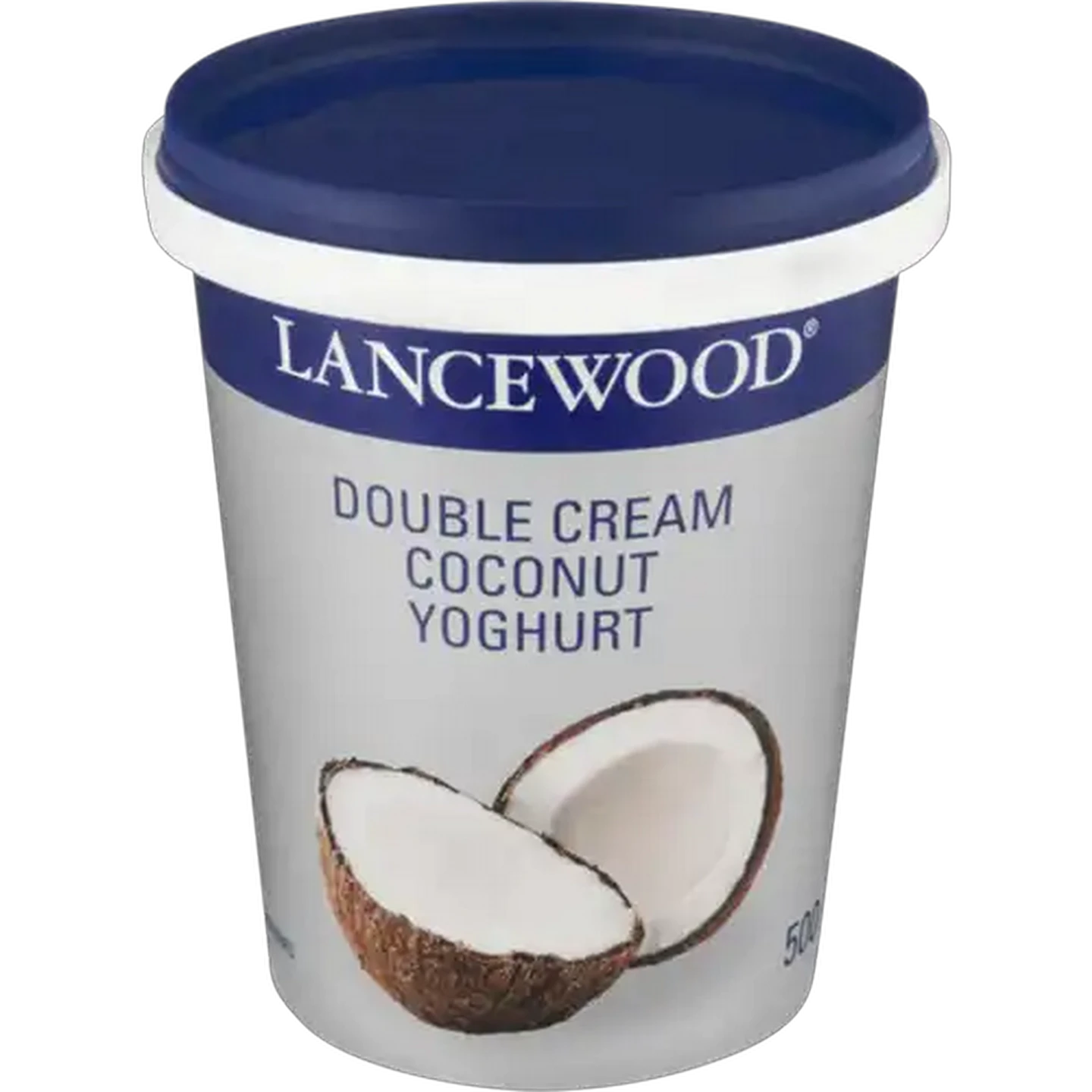 Image of LANCEWOOD Coconut Flavoured Double Cream Yoghurt 500g