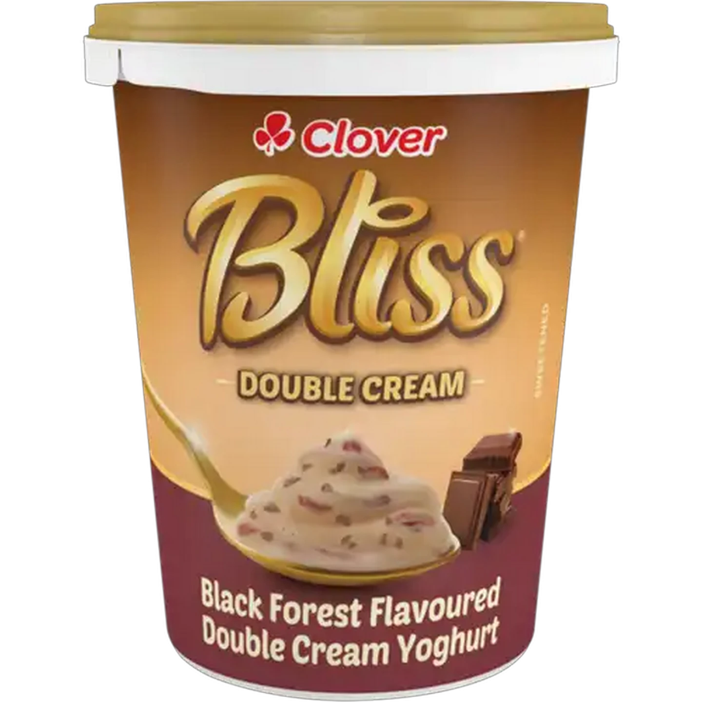 Image of Clover Bliss Black Forest Double Cream Yoghurt 500g