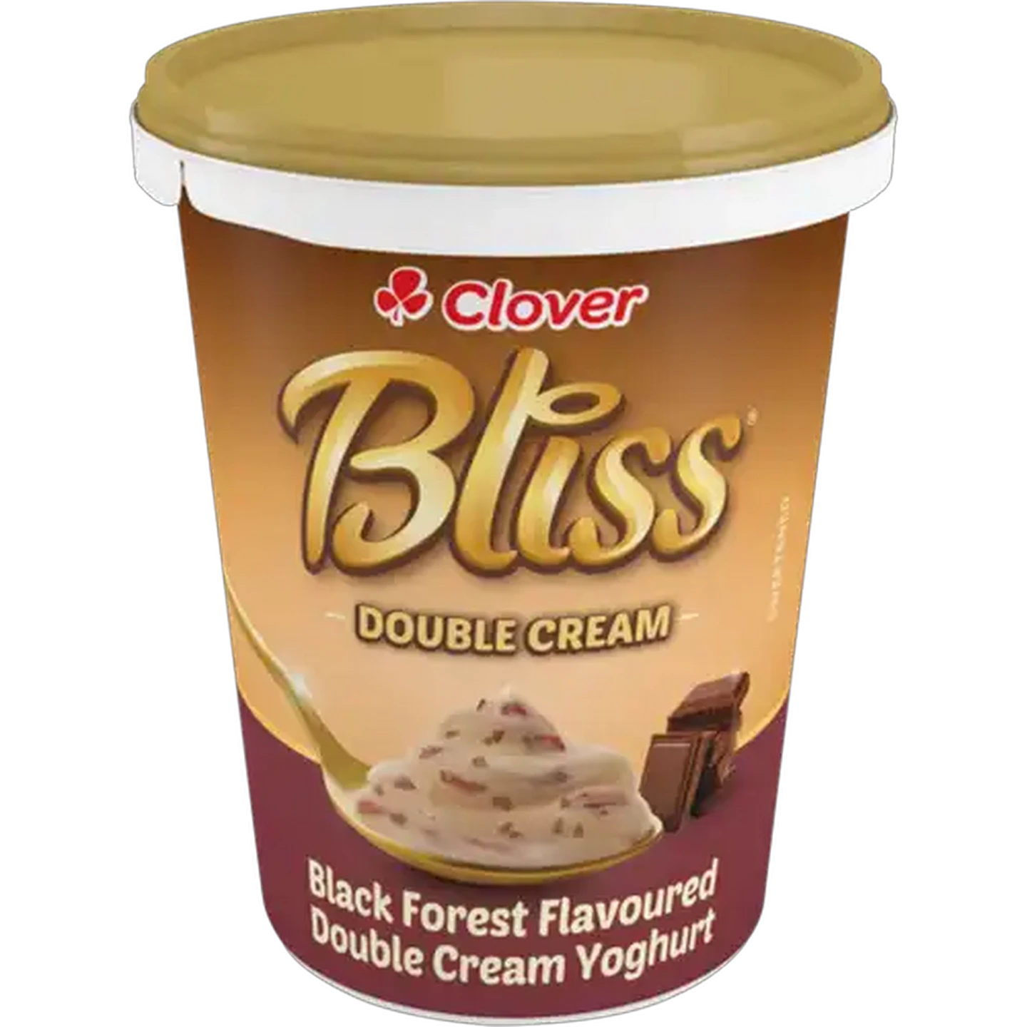Image of Clover Bliss Black Forest Double Cream Yoghurt 500g