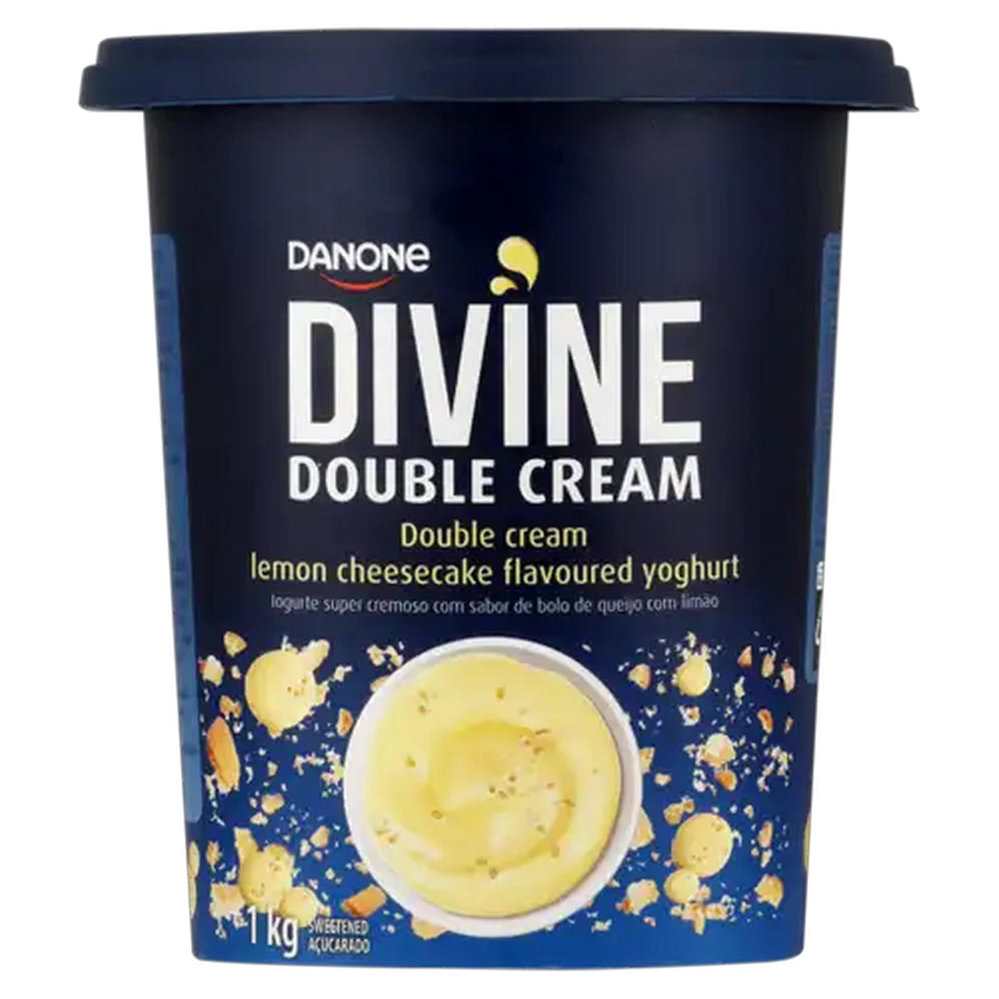 Image of Danone Divine Double Cream Lemon Cheesecake Flavoured Yoghurt 1kg