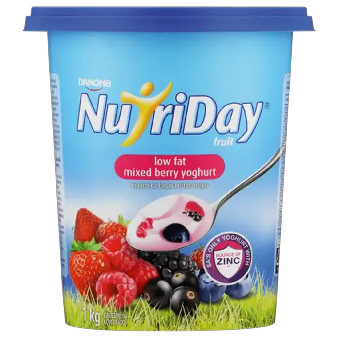 Image of Danone NutriDay Low Fat Mixed Berry Fruit Yoghurt 1kg