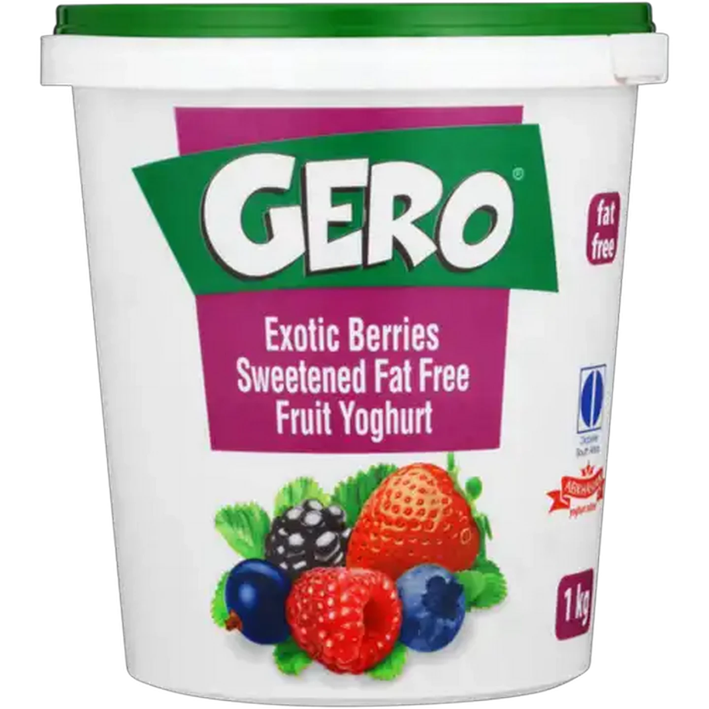 Image of Gero Exotic Berries Sweetened Fat Free Fruit Yoghurt 1kg