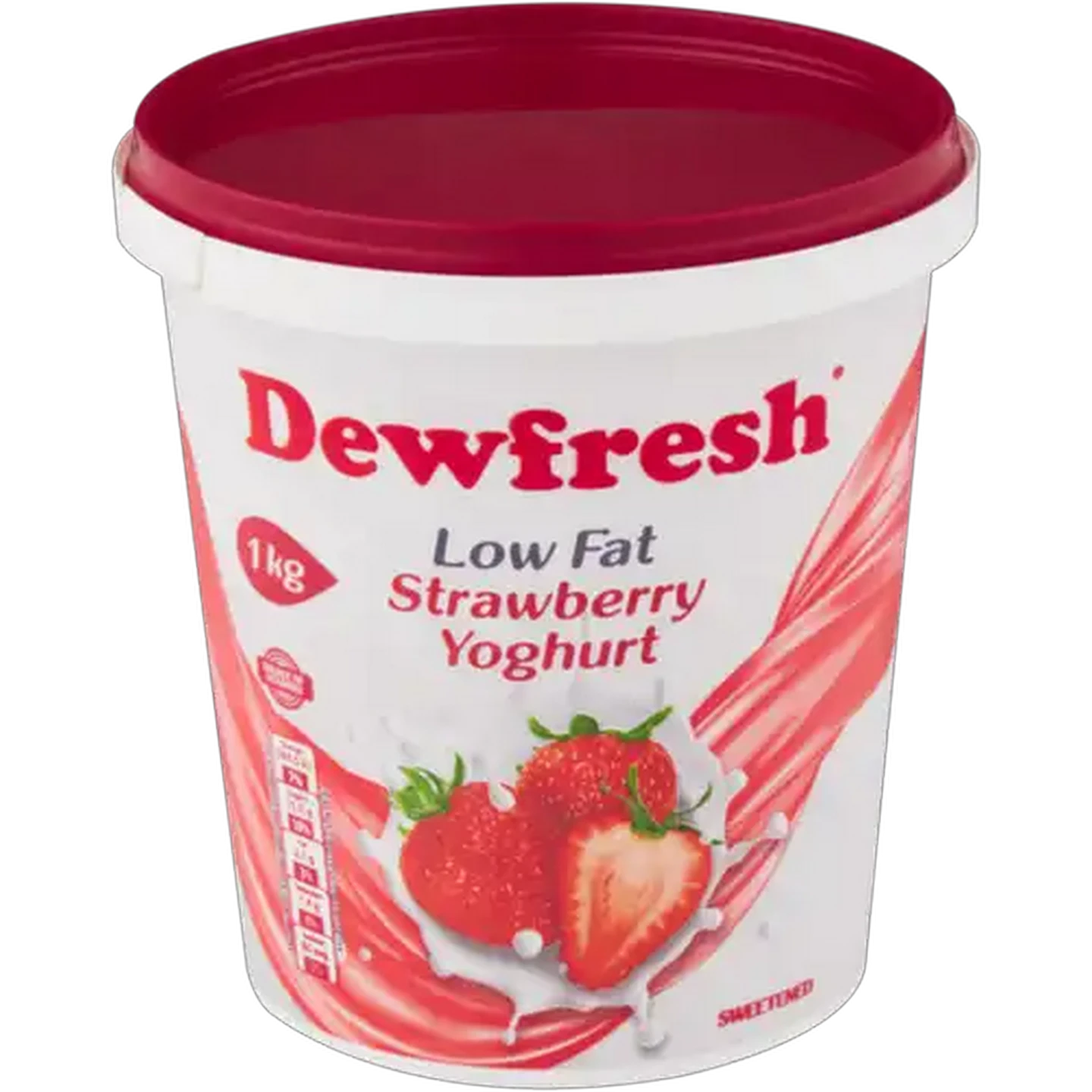 Image of Dewfresh Strawberry Low Fat Yoghurt 1kg