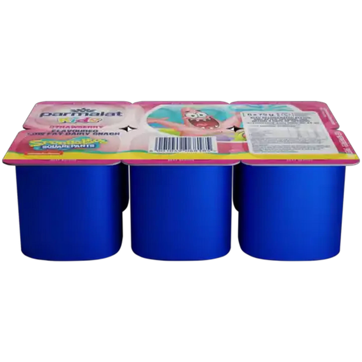 Image of Parmalat Kids Strawberry Flavoured Low Fat Dairy Snack 6 x 75g