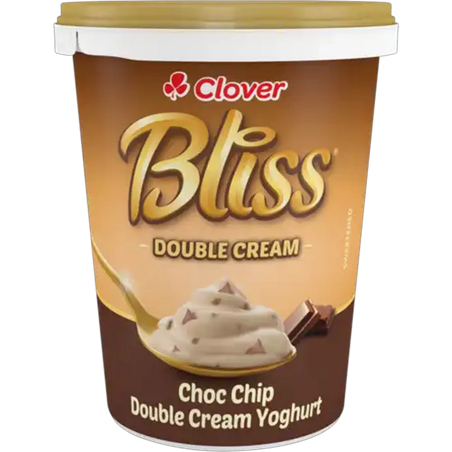 Image of Clover Bliss Double Cream Choc Chip Yoghurt 500g