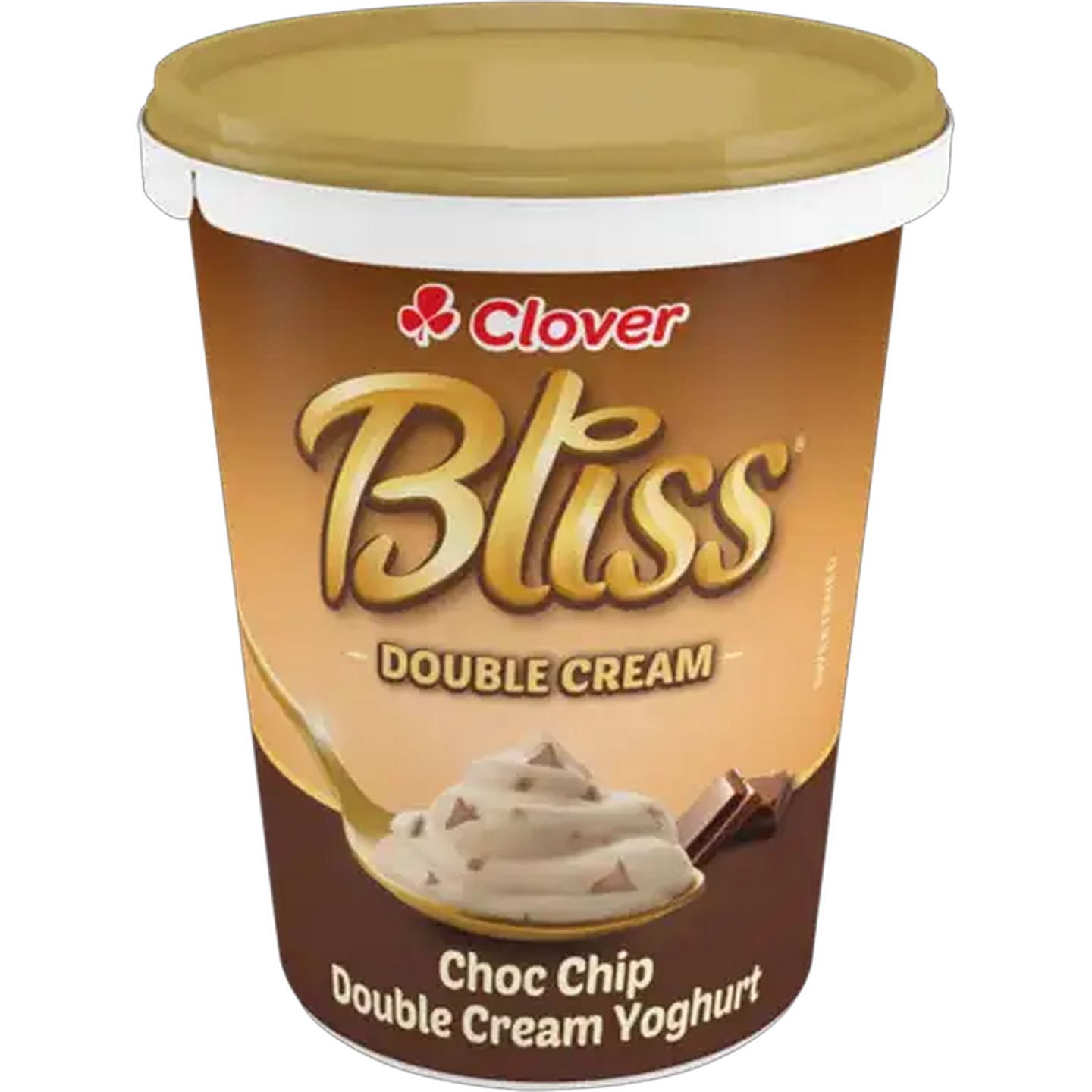 Image of Clover Bliss Double Cream Choc Chip Yoghurt 500g