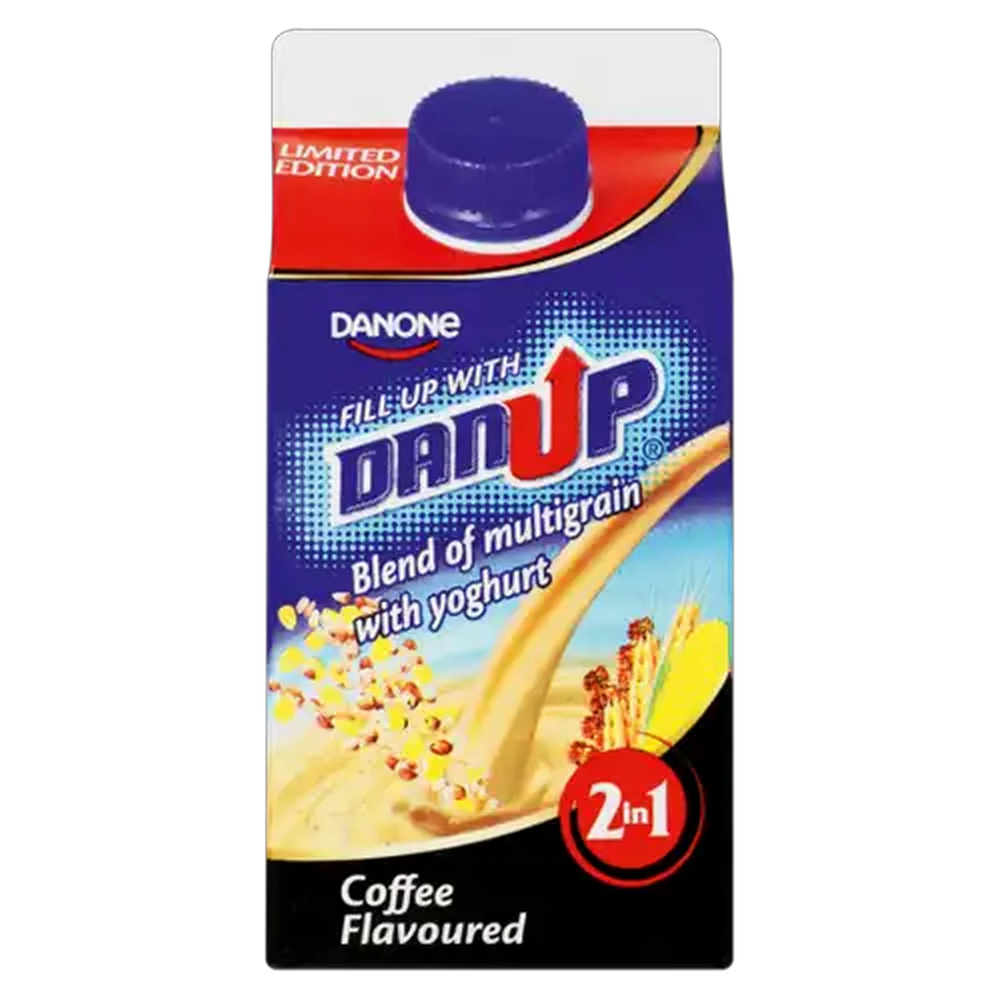 Image of Danone DanUp 2-In-1 Coffee Flavoured Blend Of Multigrain With Yoghurt 450g