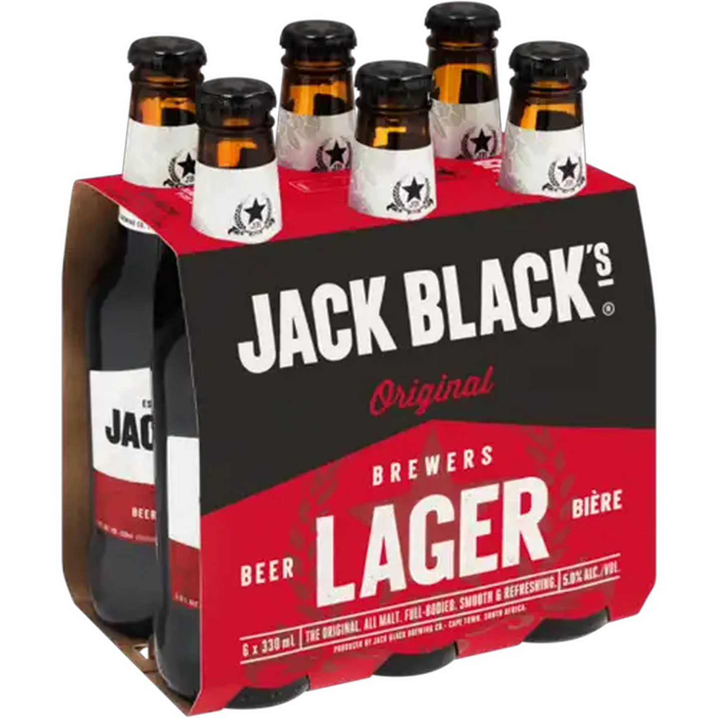 Image of Jack Black's Brewer's Lager Bottles 6 x 330ml