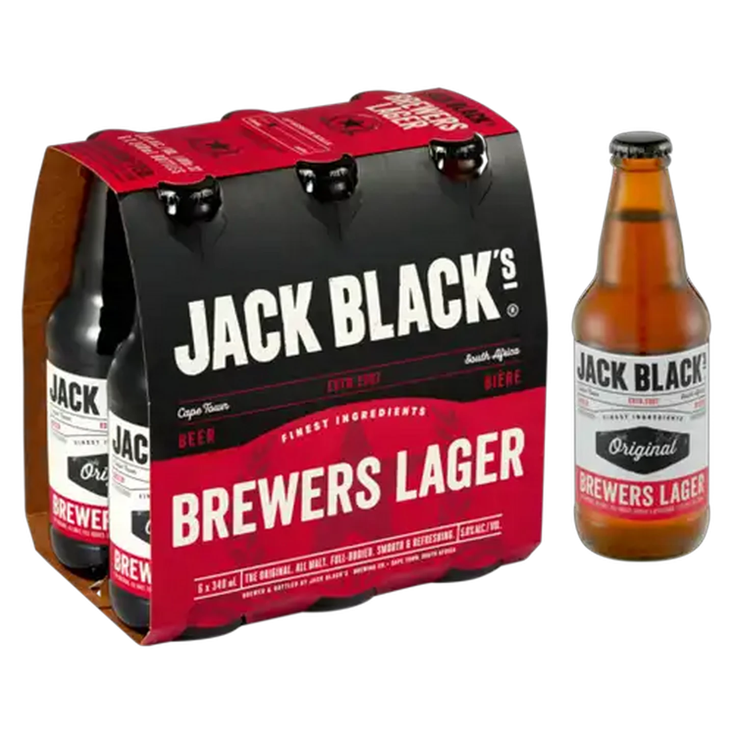 Image of Jack Black's Brewer's Lager Bottles 6 x 330ml