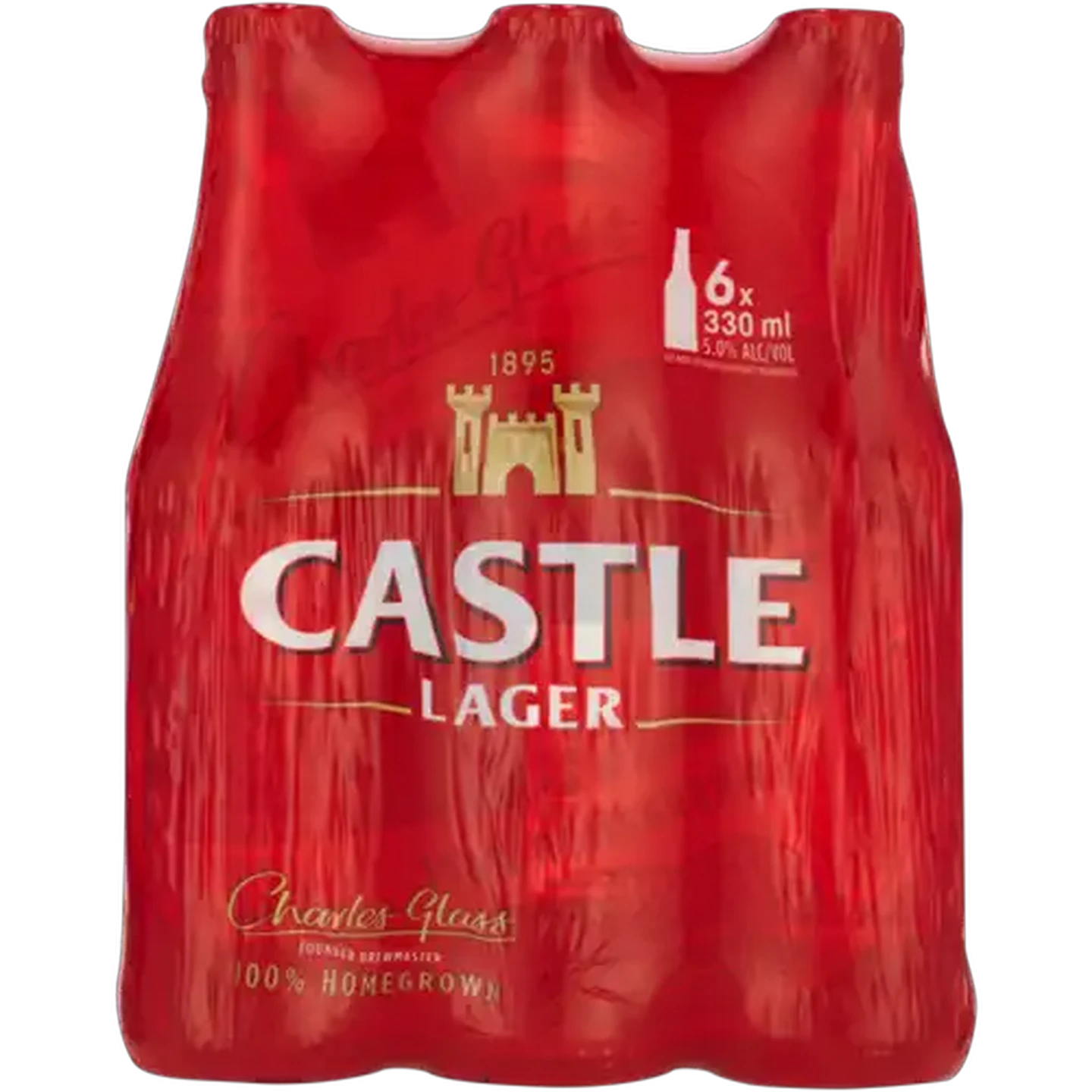 Image of Castle Lager Bottles 6 x 330ml