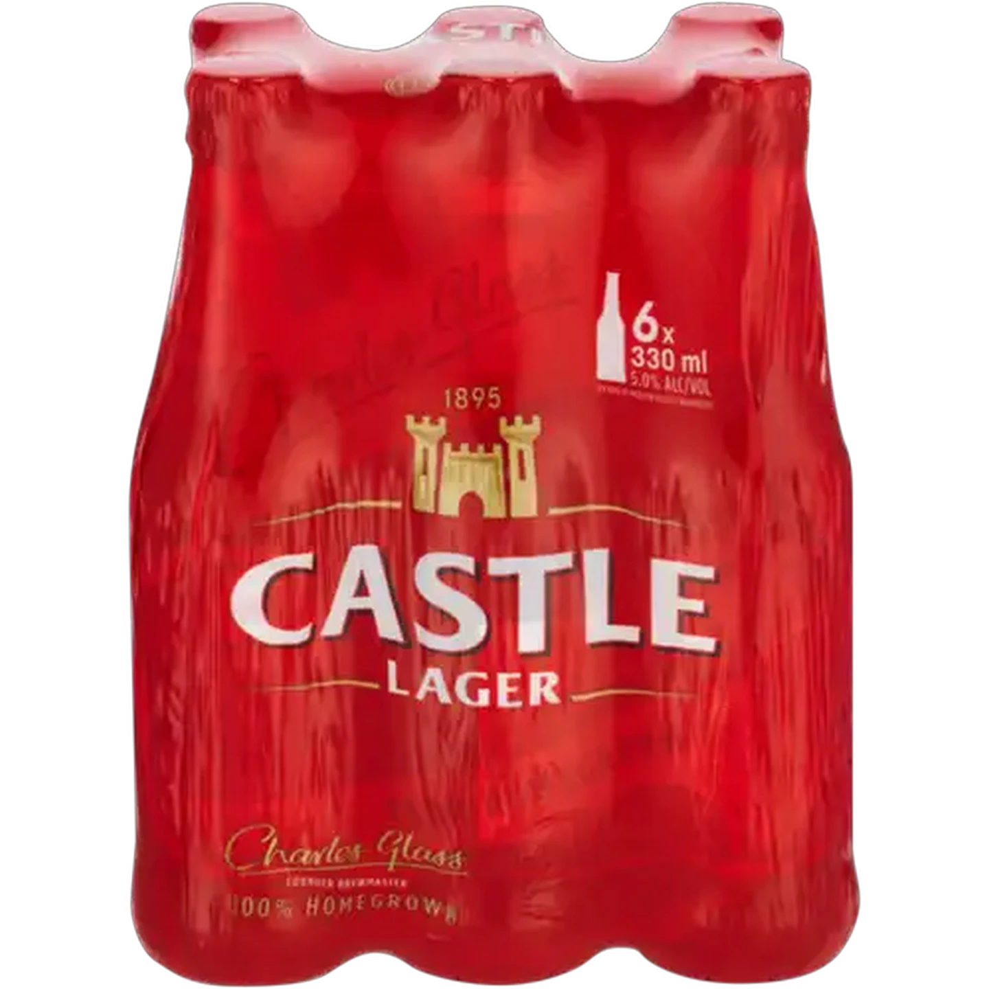 Image of Castle Lager Bottles 6 x 330ml