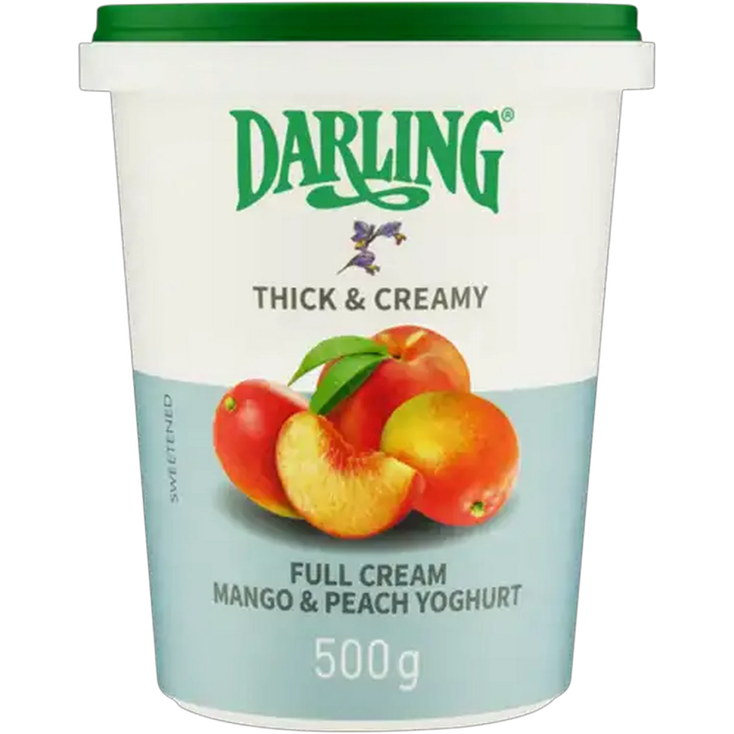 Image of Darling Thick & Creamy Mango & Peach Full Cream Yoghurt 500g
