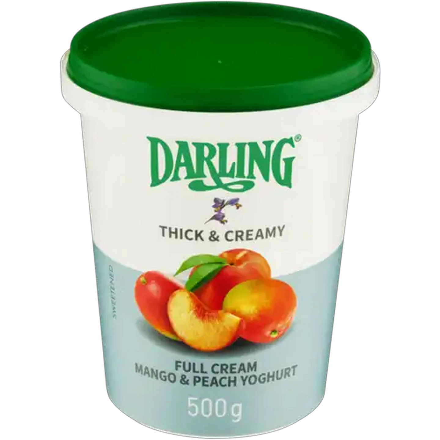 Image of Darling Thick & Creamy Mango & Peach Full Cream Yoghurt 500g