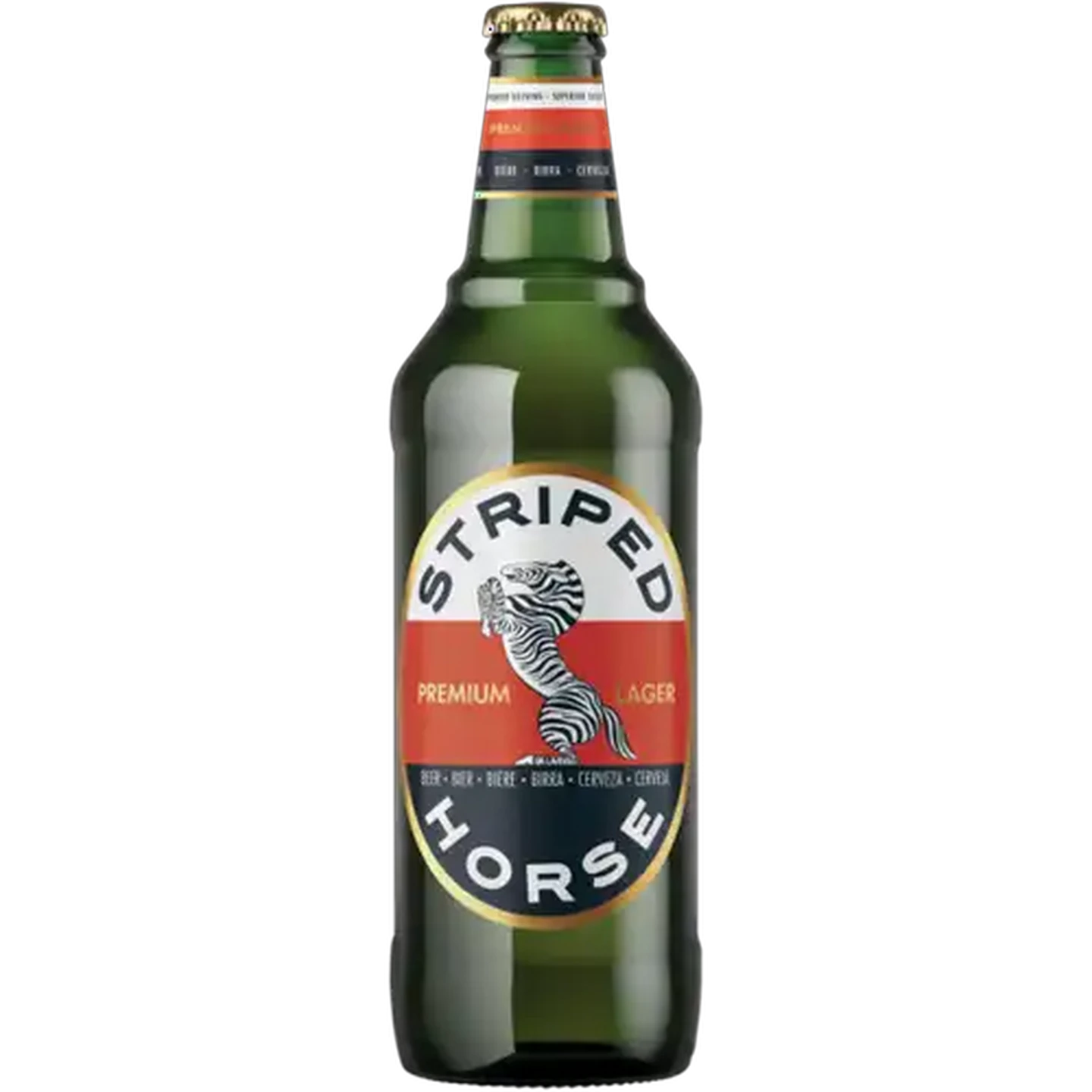 Image of Striped Horse Premium Lager Beer Bottle 600ml