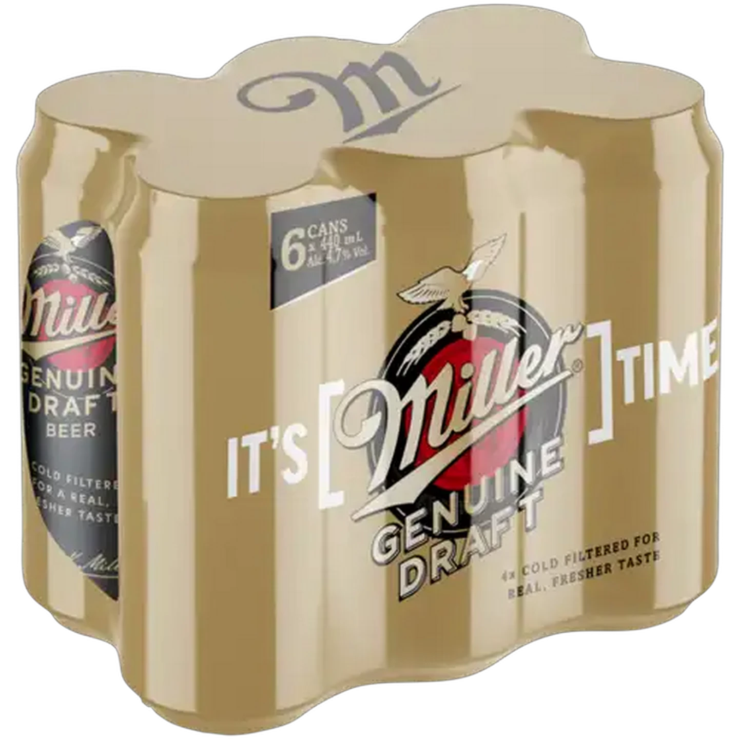 Image of Miller Genuine Draft Beer Cans 6 x 440ml
