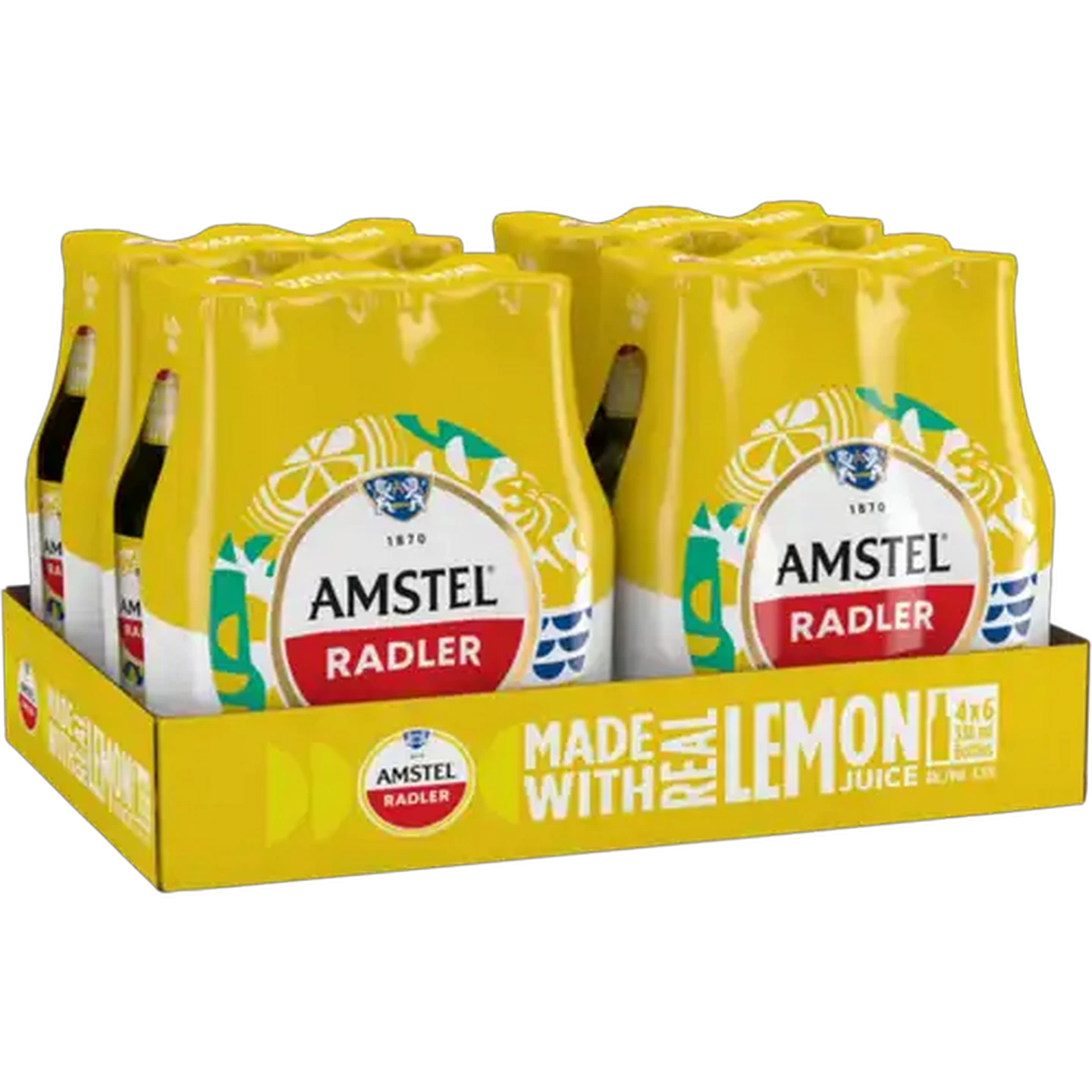 Image of Amstel Radler Beer Bottles 24 x 330ml