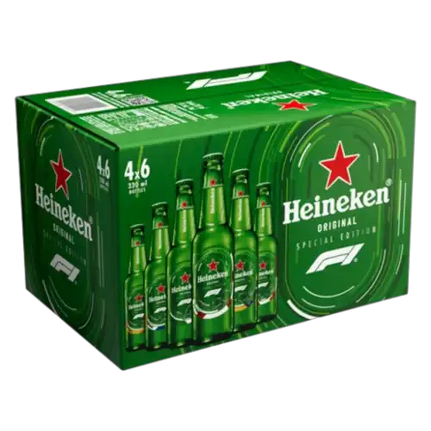 Image of Heineken Pure Malt Lager Beer Box 24 x 330ml