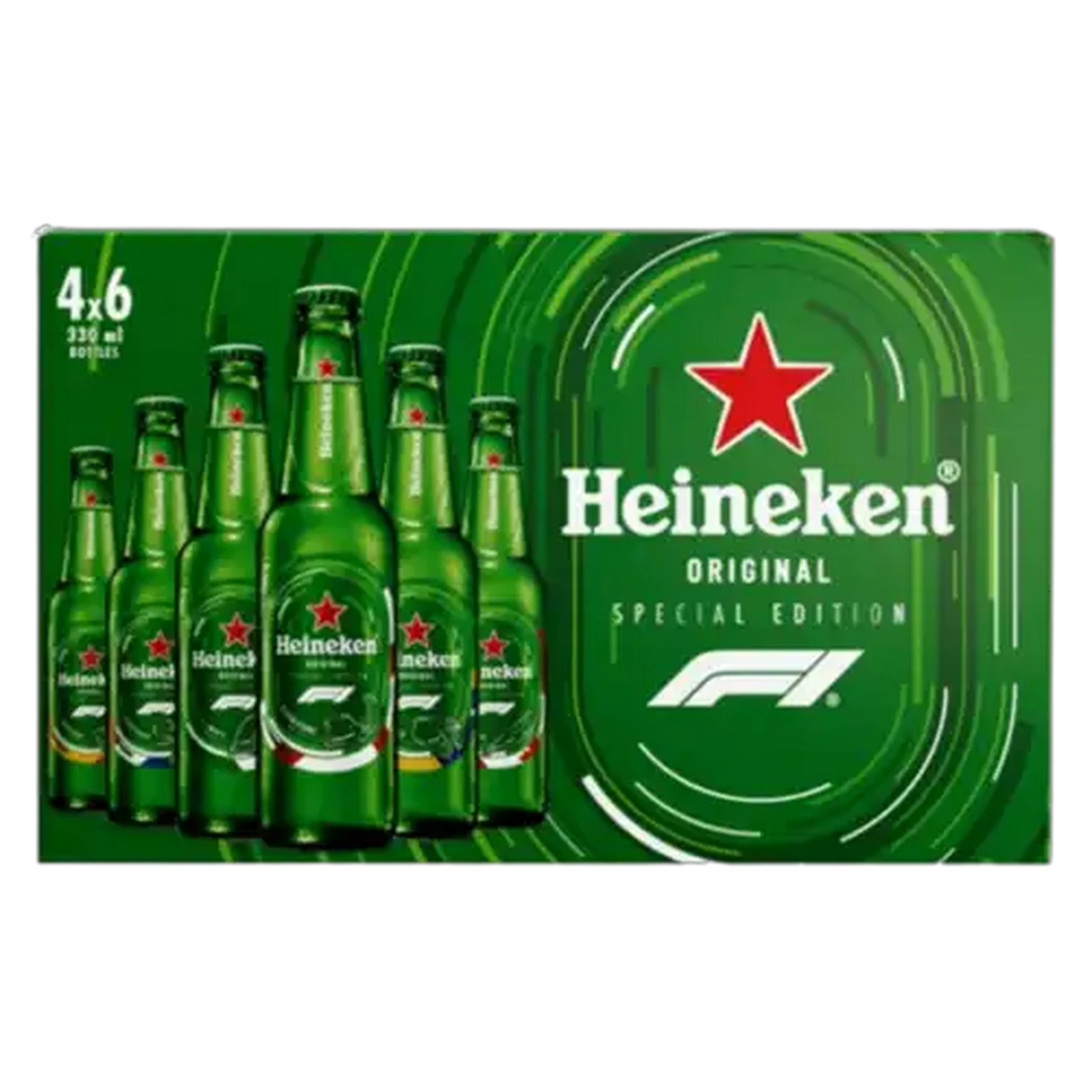 Image of Heineken Pure Malt Lager Beer Box 24 x 330ml