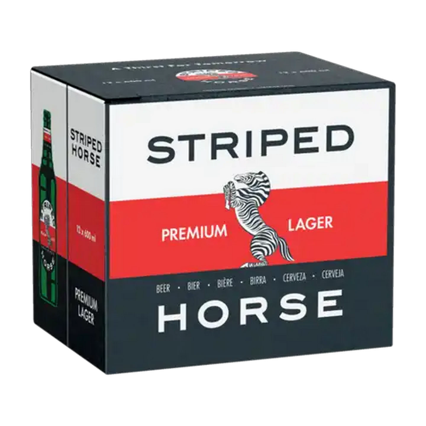 Image of Striped Horse Beer Premium Lager 12 x 600ml