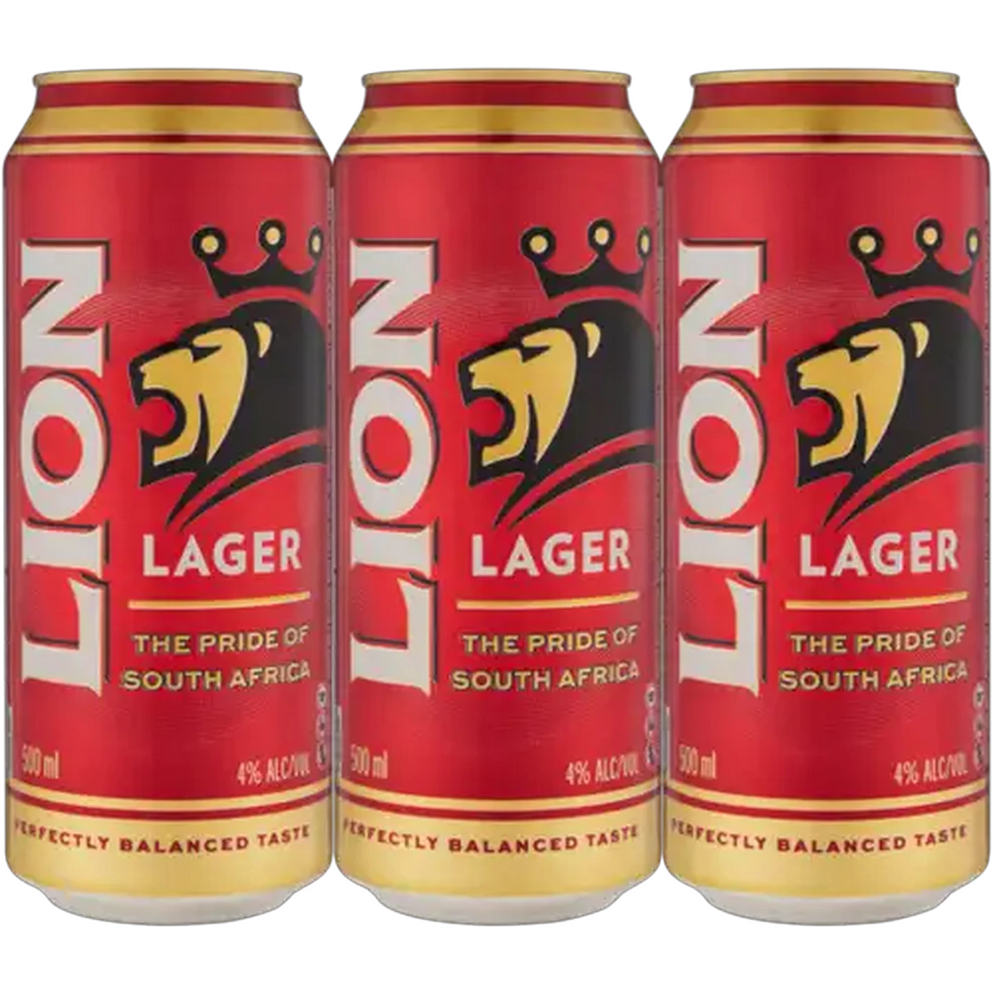 Image of Lion Lager Beer Cans 6 x 500ml