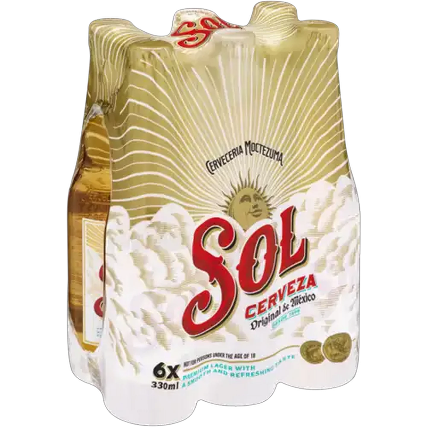 Image of Sol Premium Lager Beer Bottles 6 x 330ml