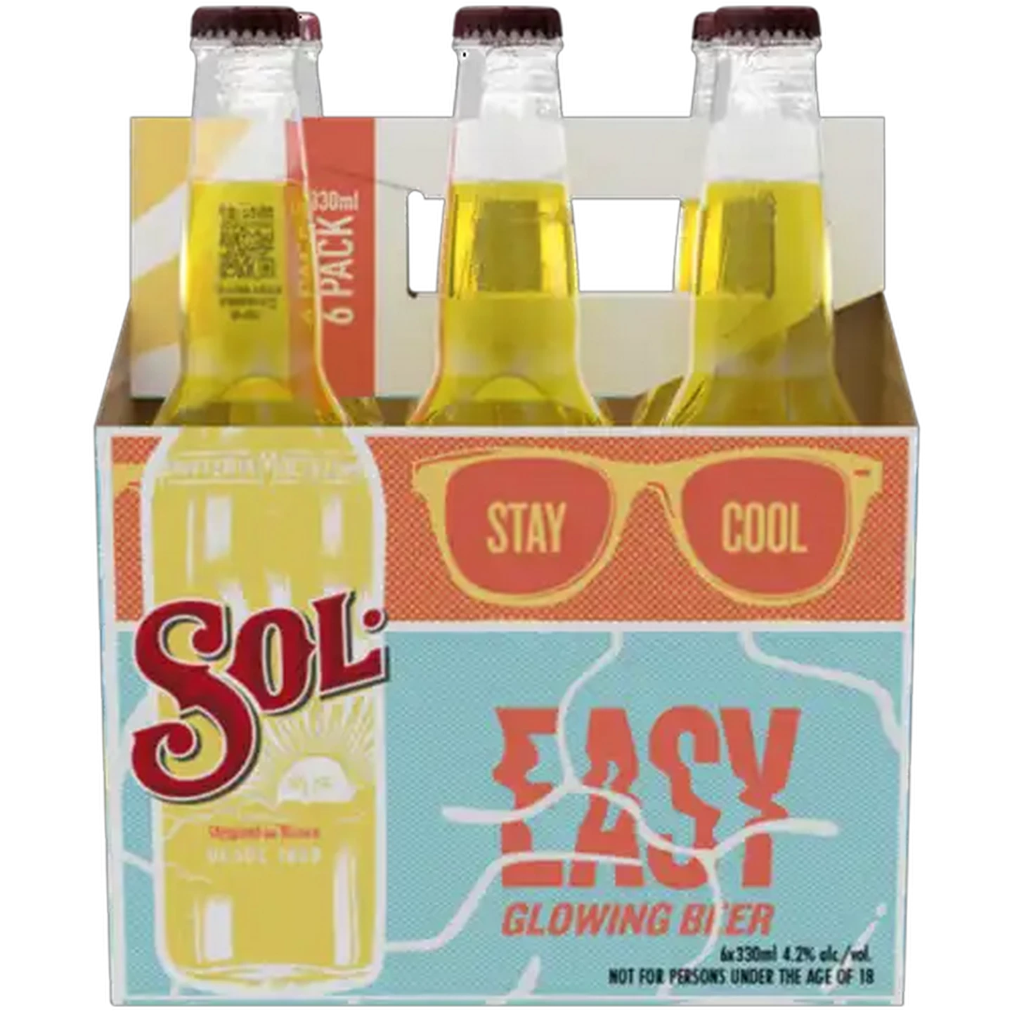 Image of Sol Premium Lager Beer Bottles 6 x 330ml