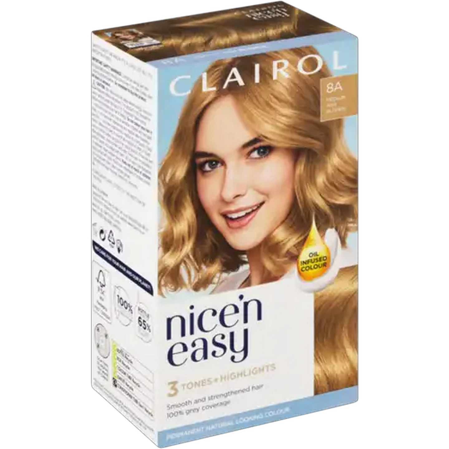 Image of Clairol Nice'n Easy Medium Ash Blonde Medium Ash Blonde Permanent Hair Colour