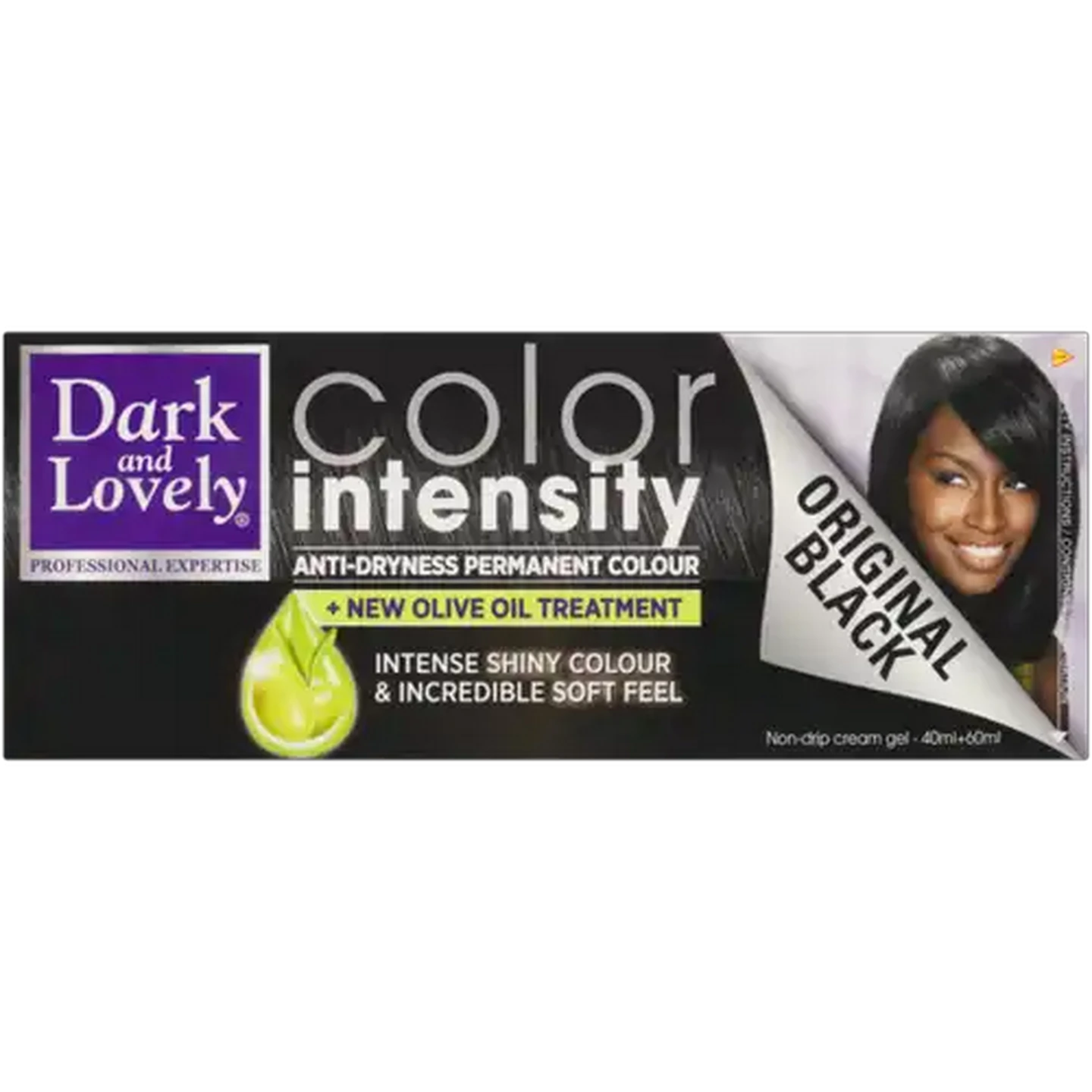 Image of Dark and Lovely Black Hair Colour 100ml