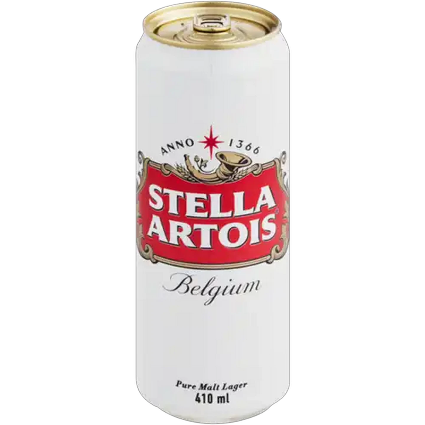 Image of Stella Artois Pure Malt Lager Beer Can 410ml