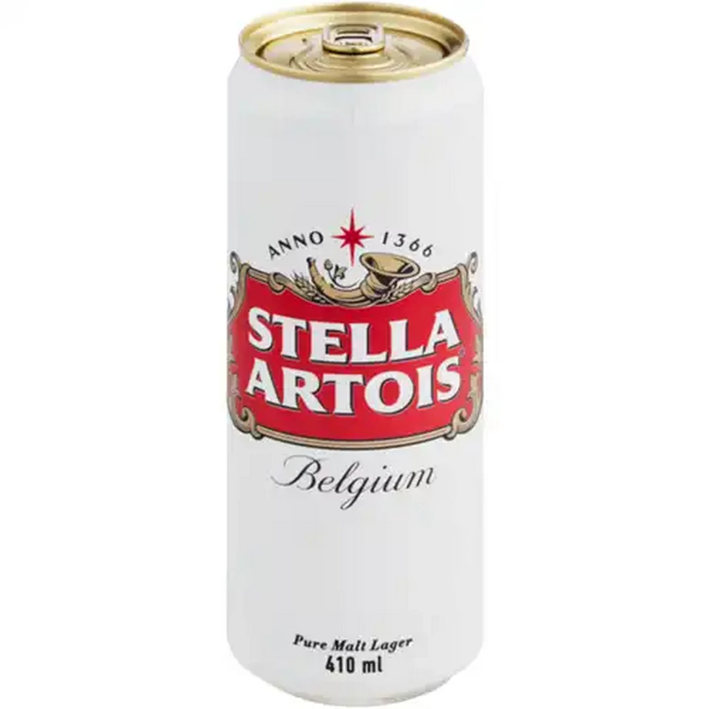 Image of Stella Artois Pure Malt Lager Beer Can 410ml