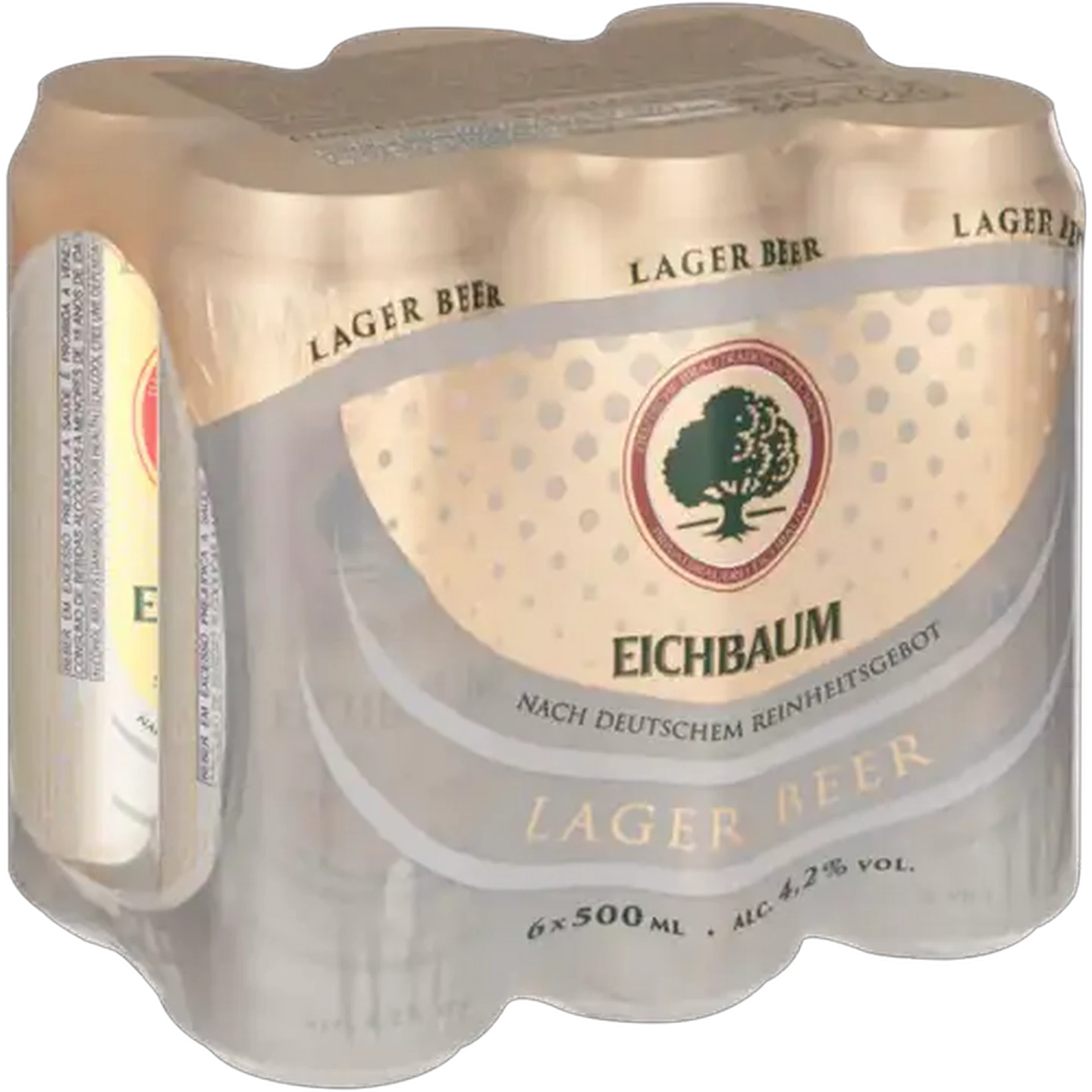 Image of Eichbaum Lager Beer Cans 6 x 500ml