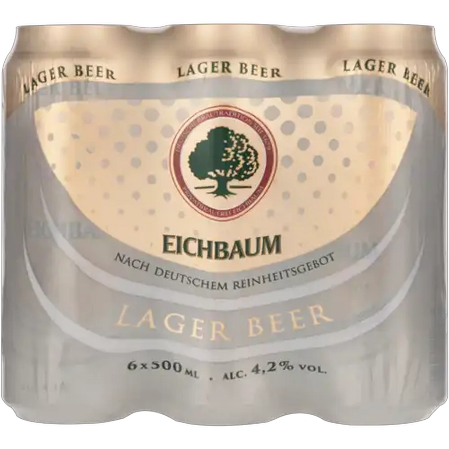 Image of Eichbaum Lager Beer Cans 6 x 500ml