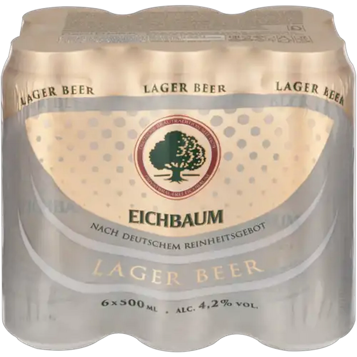 Image of Eichbaum Lager Beer Cans 6 x 500ml