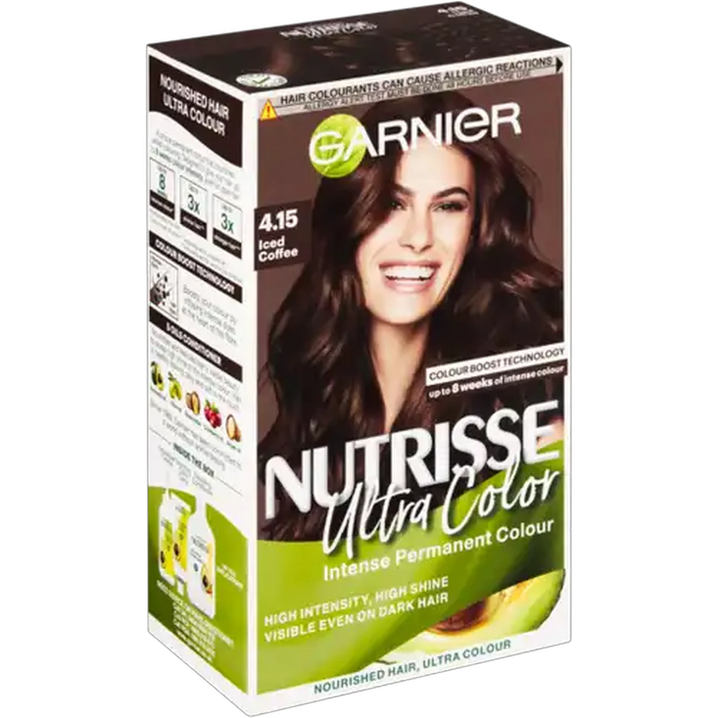 Image of Garnier Nutrisse Ultra Color Iced Coffee Iced Coffee Brown Permanent Hair Color