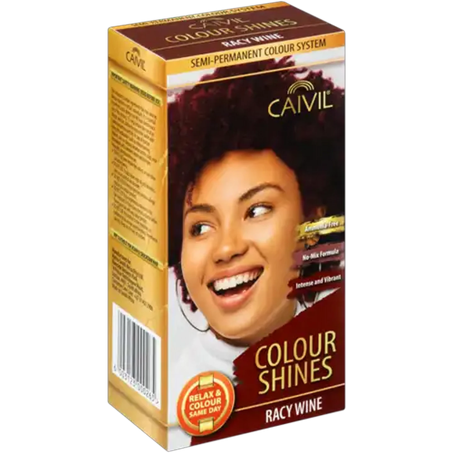 Image of Caivil Colour Shines Semi Permanent Racy Wine Hair Colour 90ml