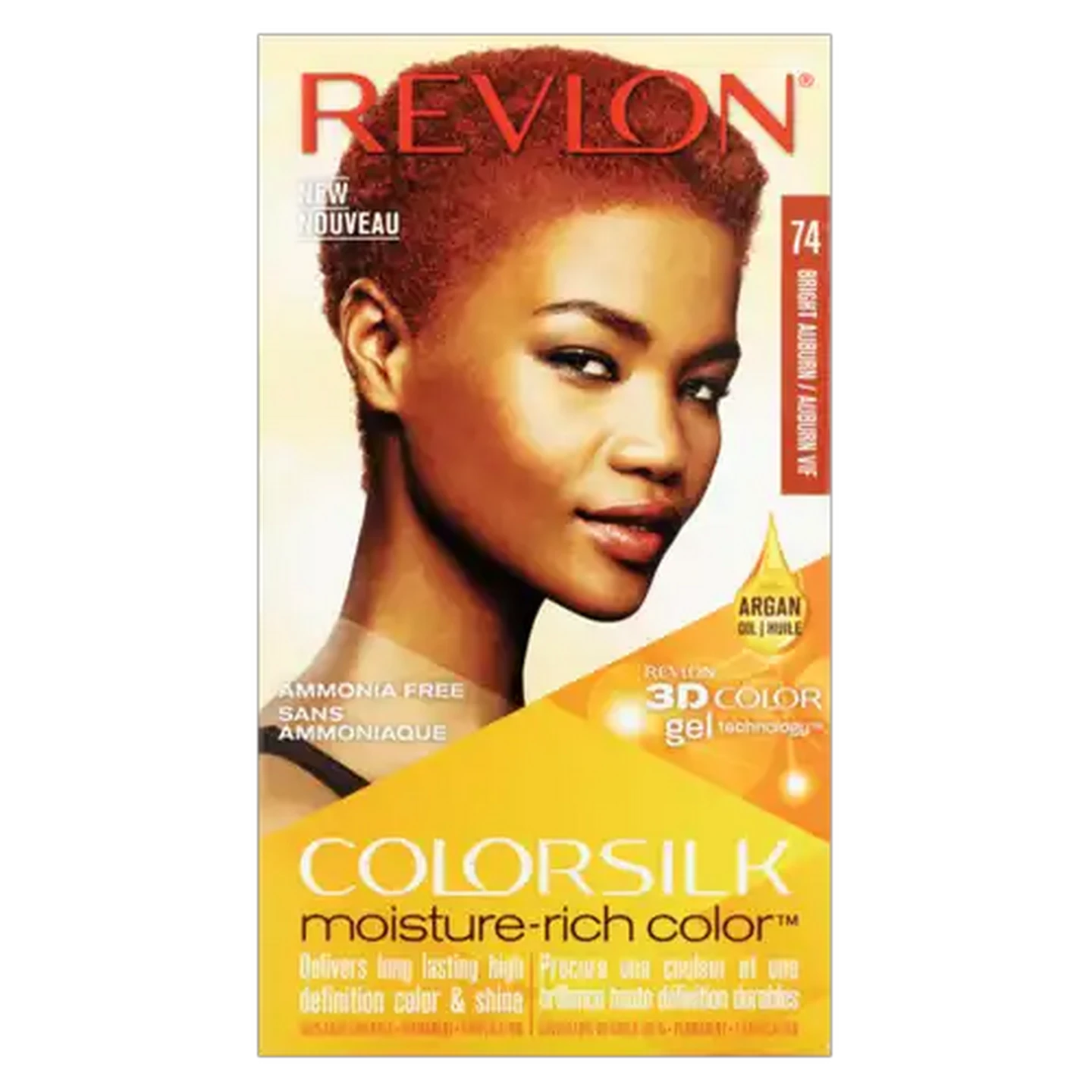 Image of Revlon ColorSilk Bright Auburn Moisture-Rich Hair Colour