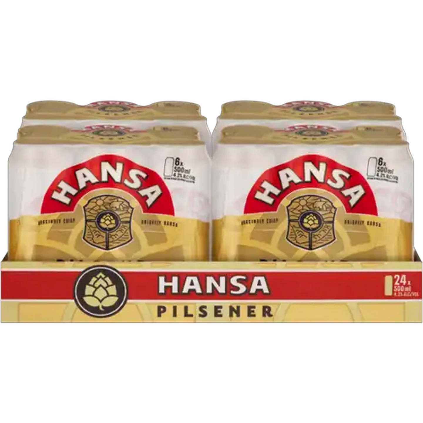 Image of Hansa Pilsener Beer Cans 24 x 500ml