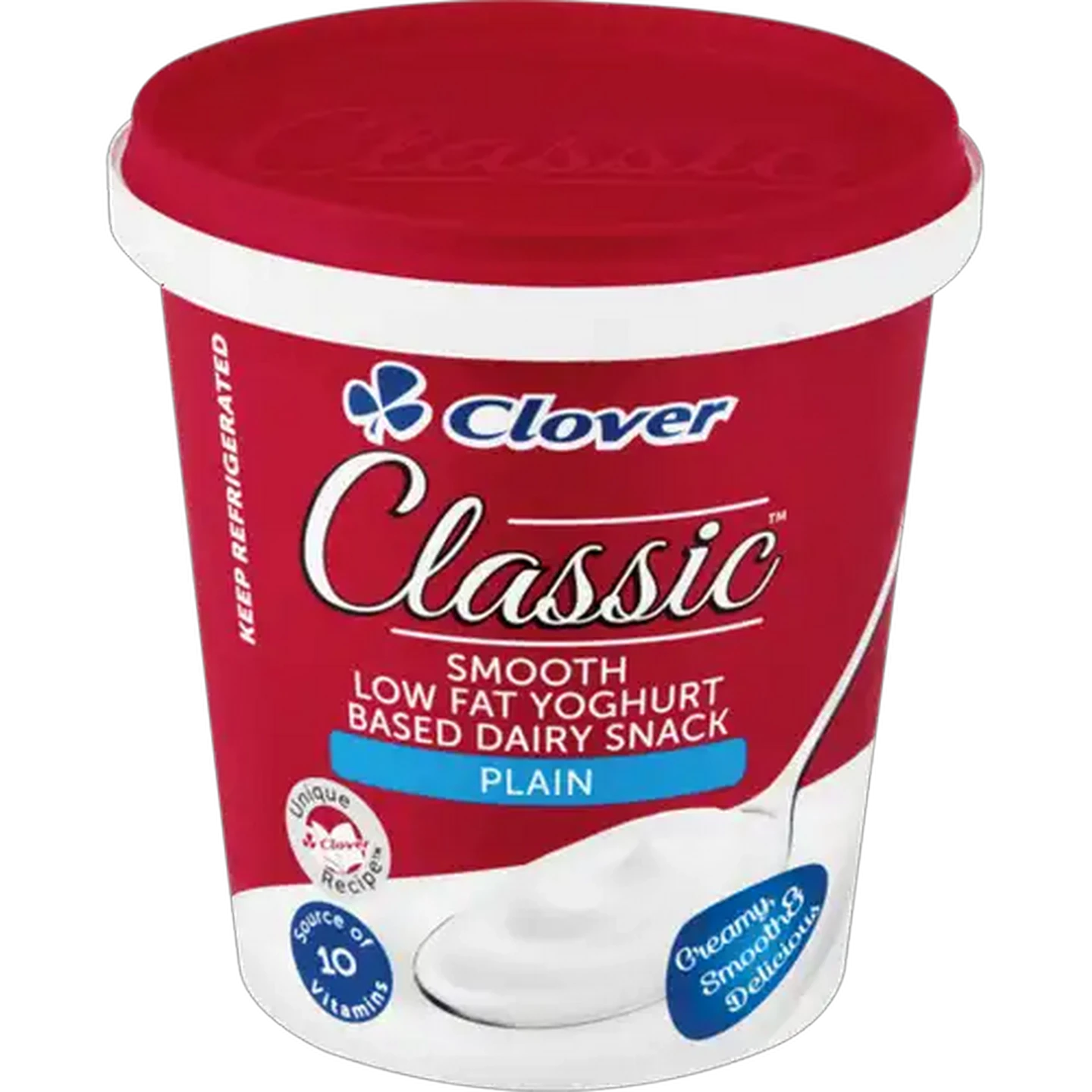 Image of Clover Classic Plain Low Fat Dairy Snack 1kg