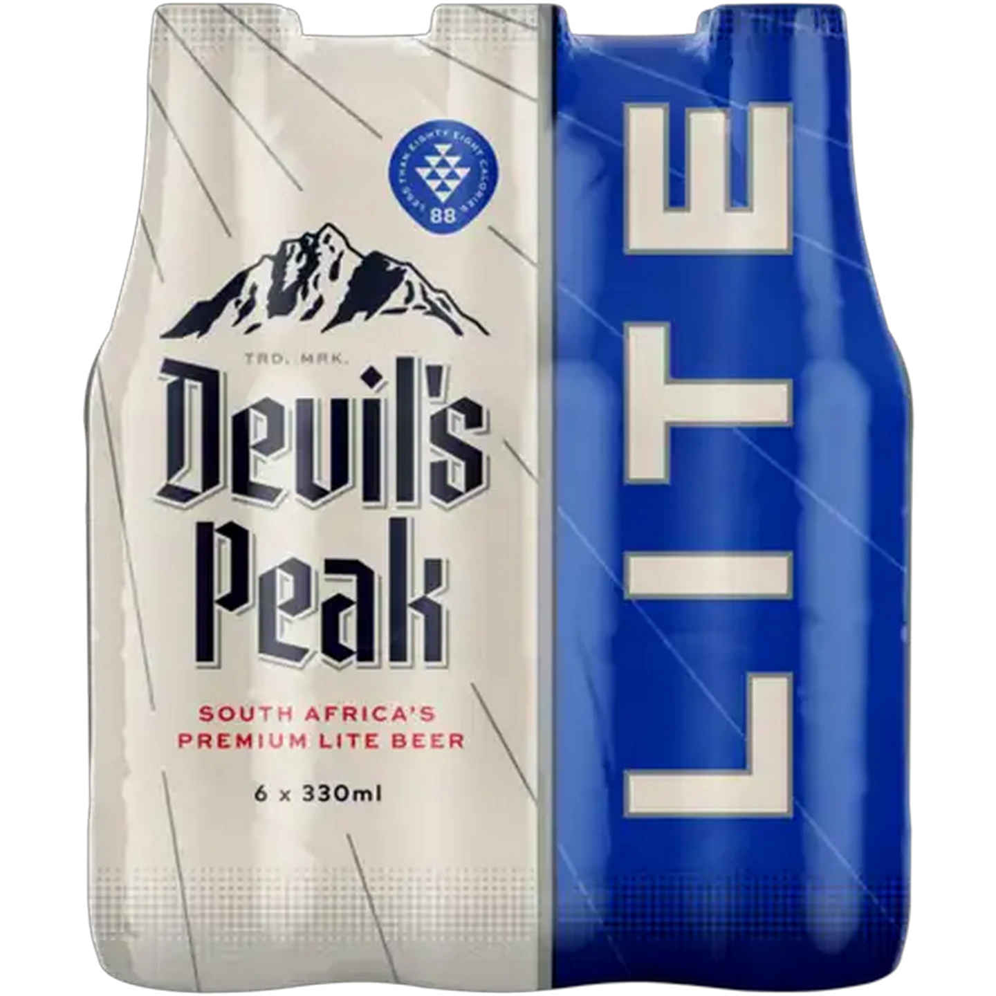 Image of Devil's Peak Lite Beer Bottles 6 x 330ml