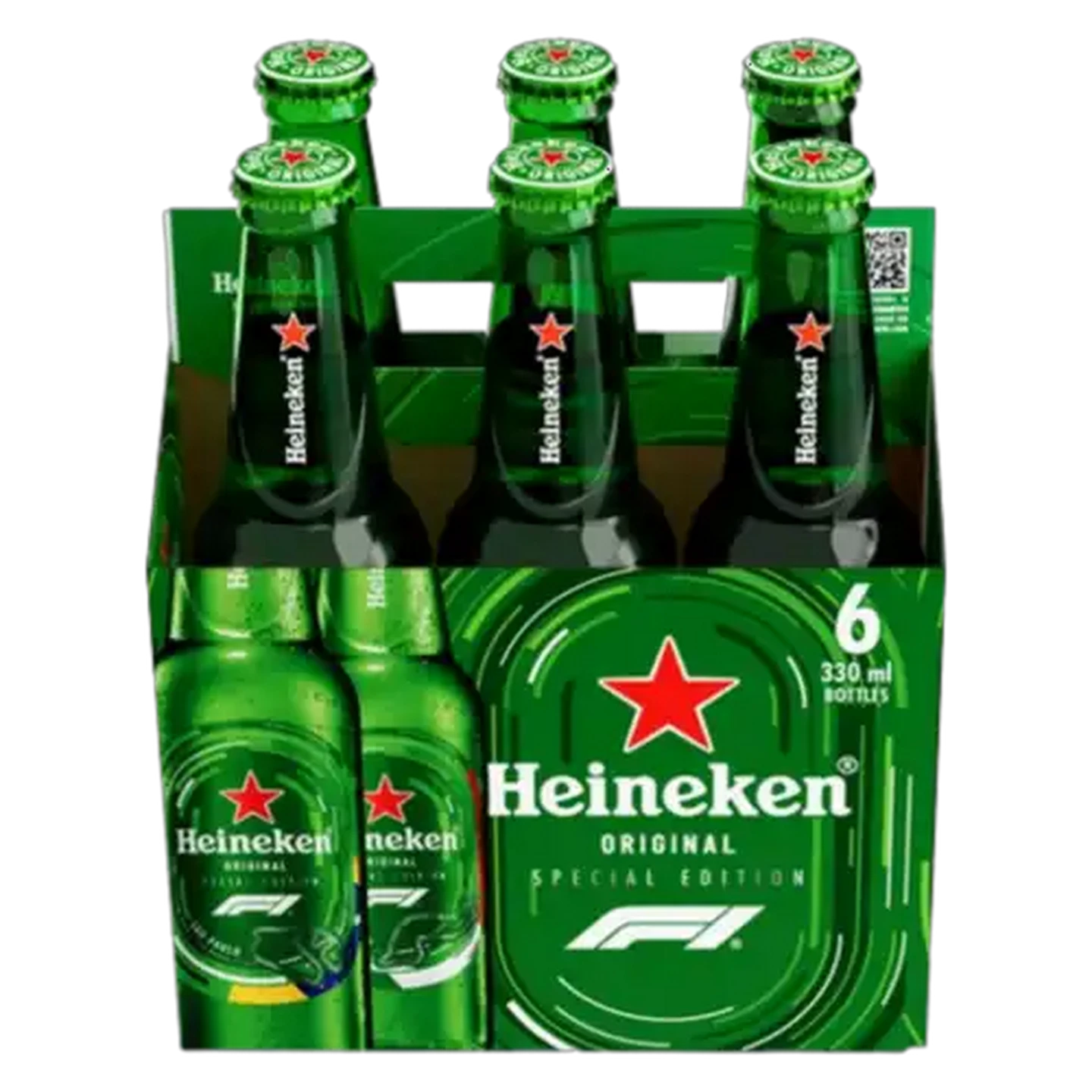 Image of Heineken Premium Lager Beer Bottles  6 x 330ml
