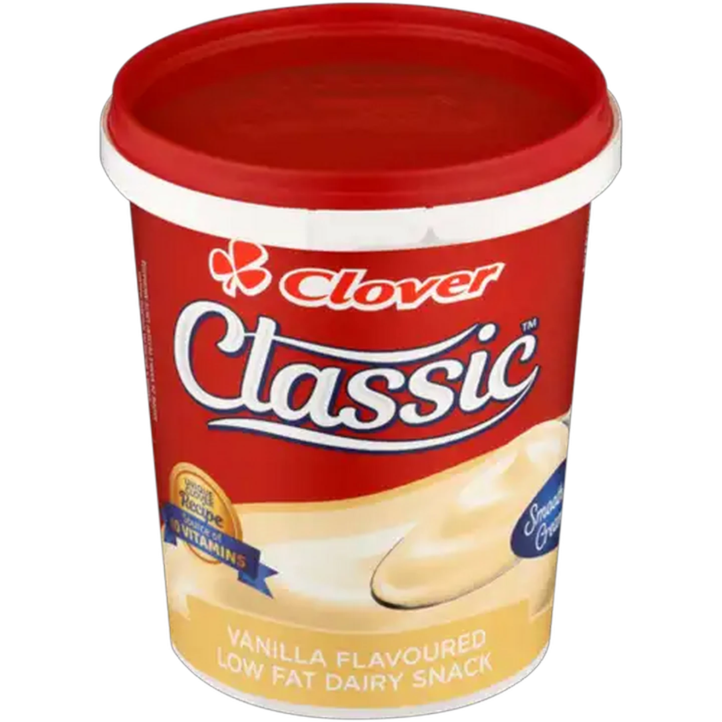 Image of Clover Classic Vanilla Flavoured Low Fat Dairy Snack 500g