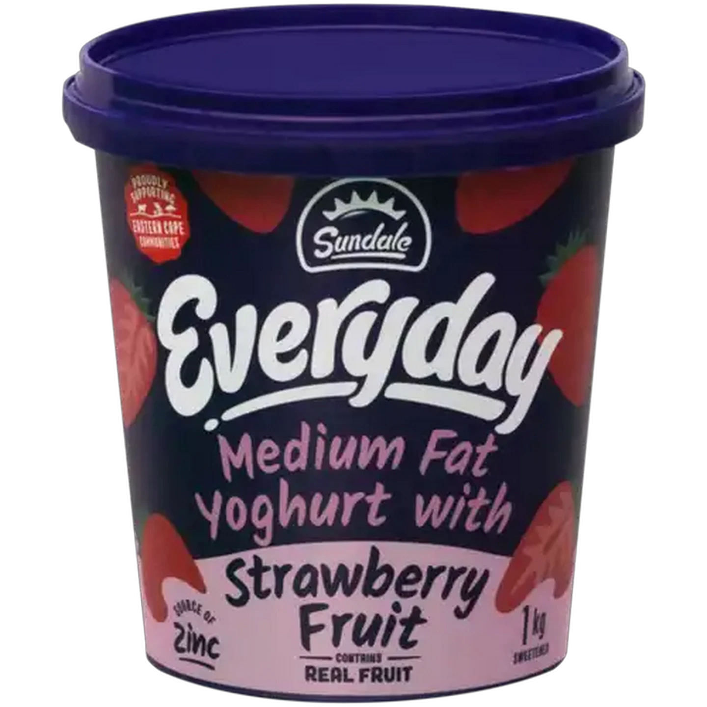 Image of Sundale Low Fat Strawberry Flavoured Yoghurt 1kg