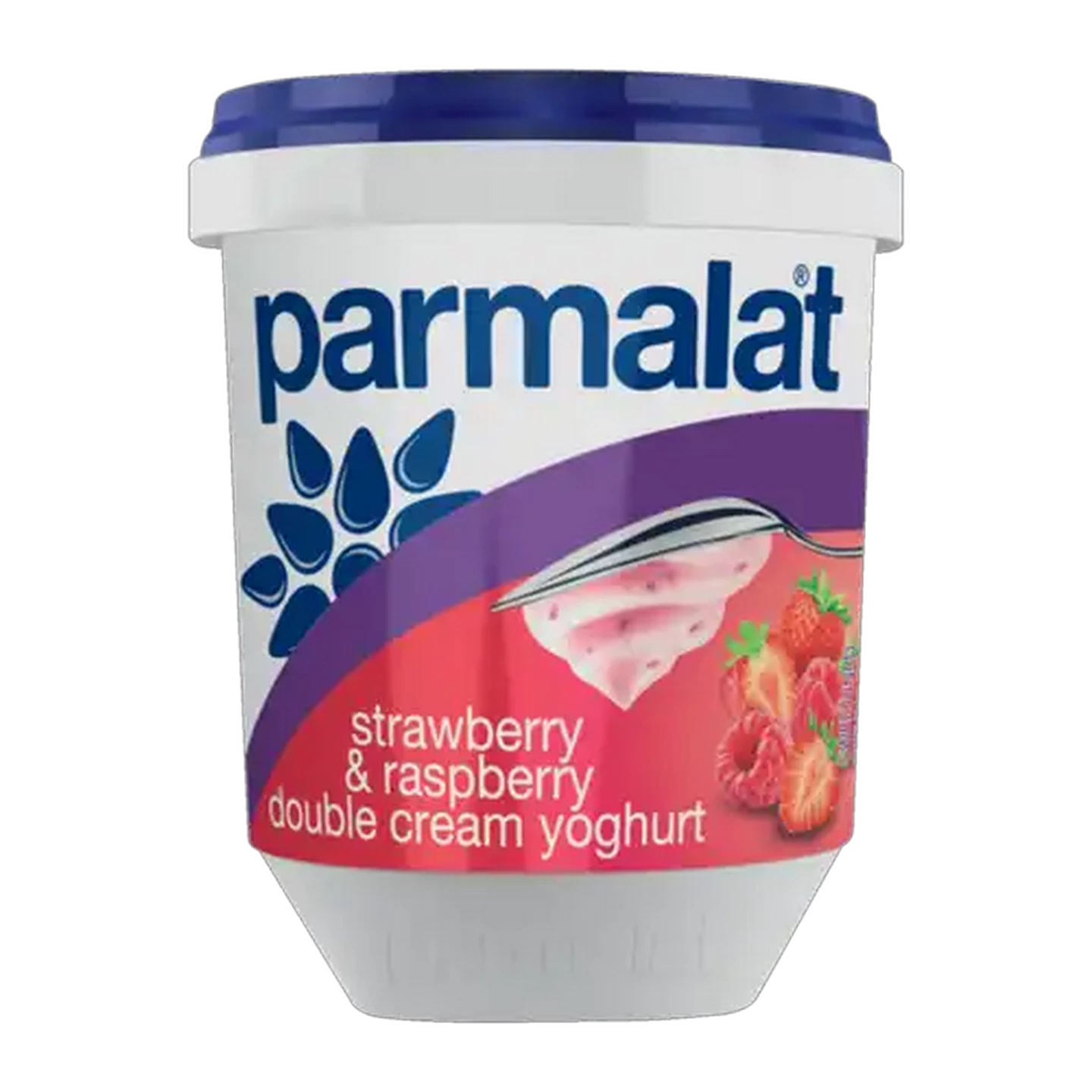 Image of Parmalat Strawberry & Raspberry Flavoured Double Cream Yoghurt 500g
