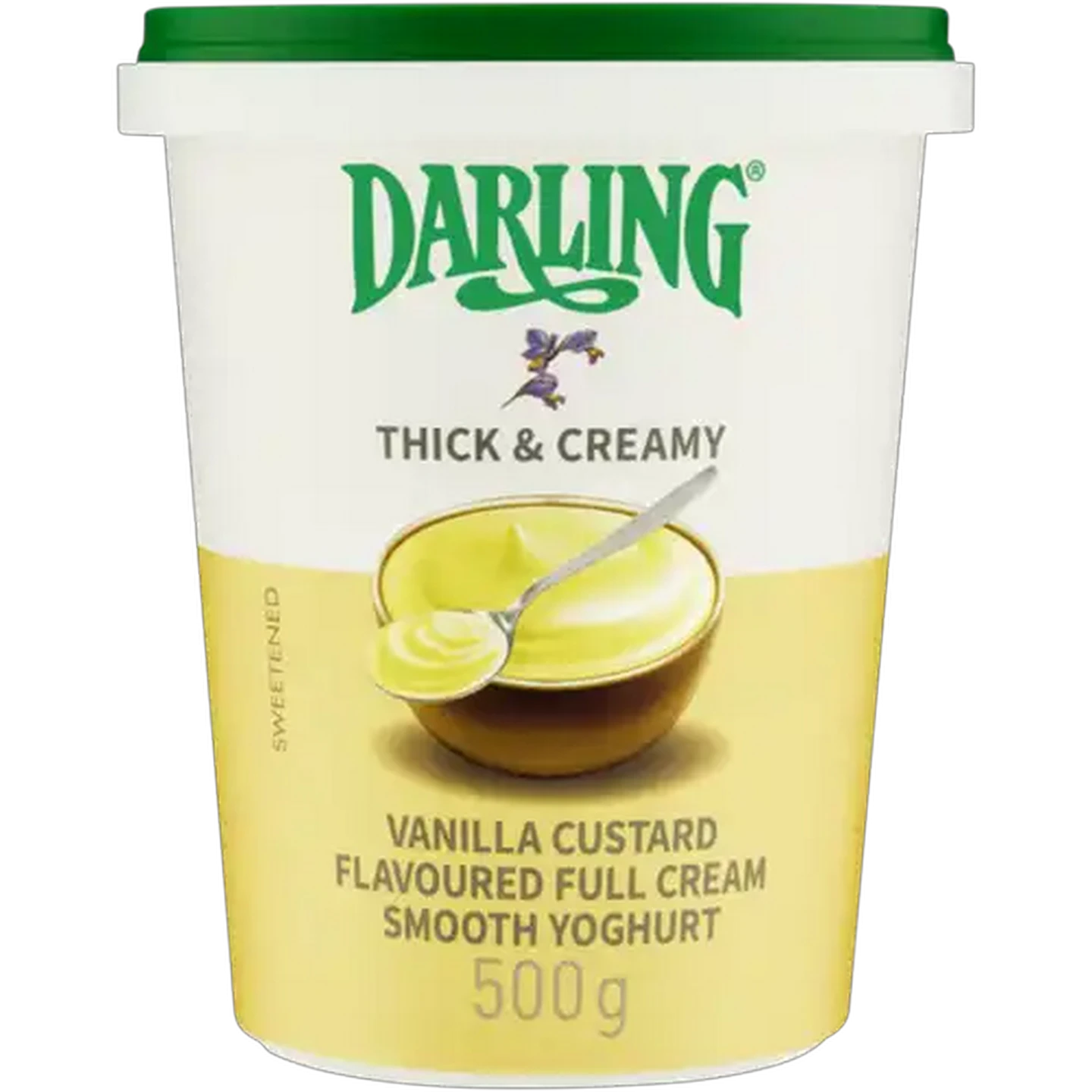 Image of Darling Thick & Creamy Vanilla Custard Flavoured Full Cream Smooth Yoghurt 500g