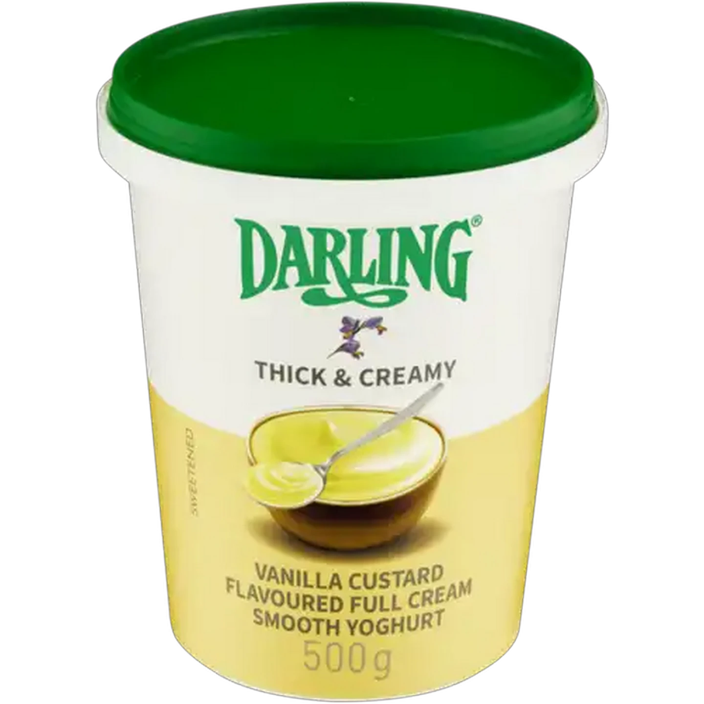 Image of Darling Thick & Creamy Vanilla Custard Flavoured Full Cream Smooth Yoghurt 500g