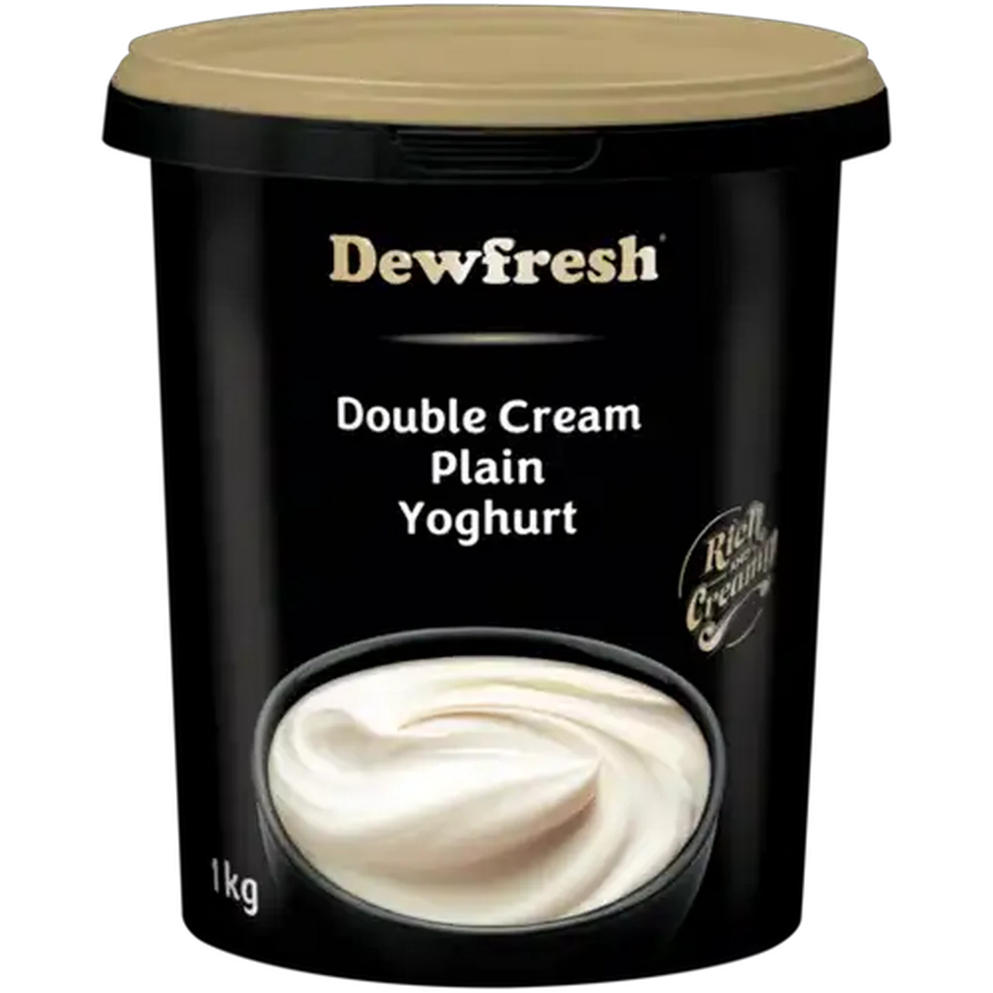Image of Dewfresh Plain Double Cream Yoghurt 1kg
