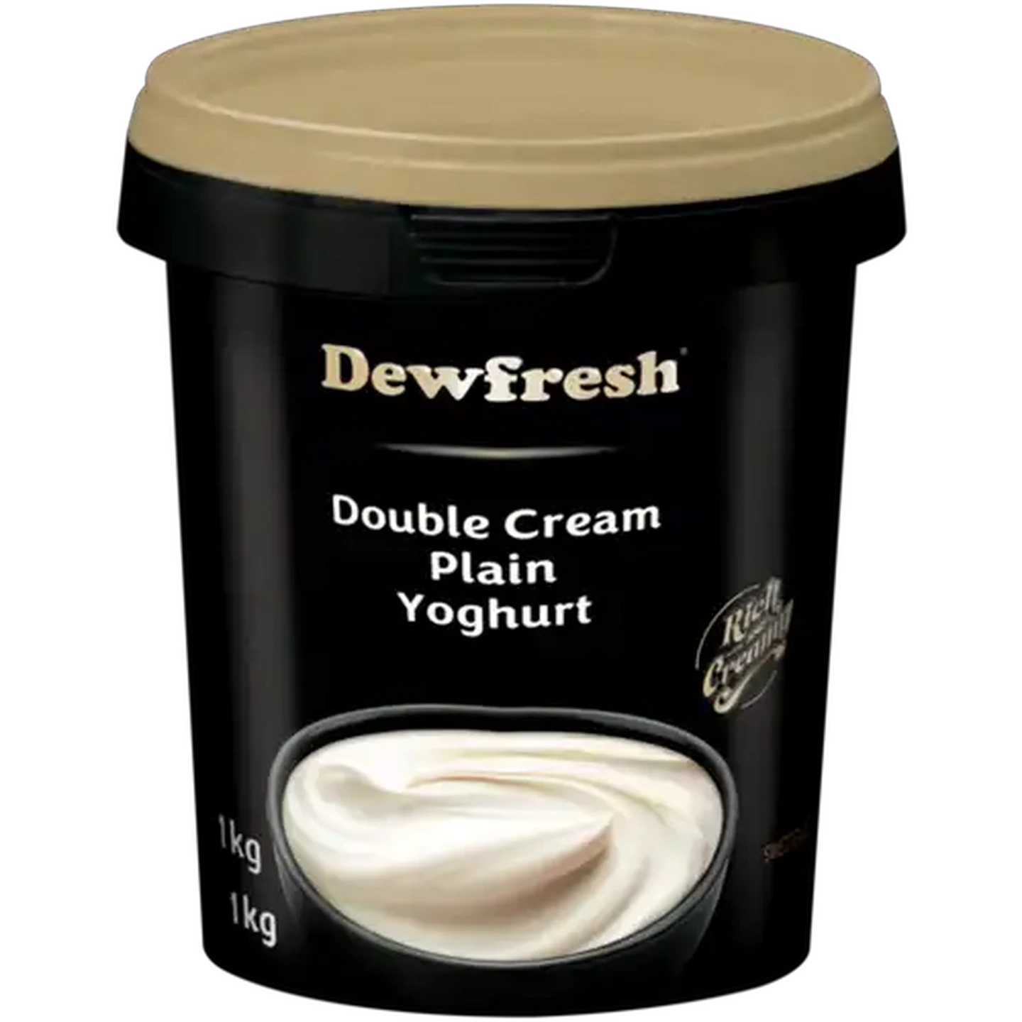 Image of Dewfresh Plain Double Cream Yoghurt 1kg