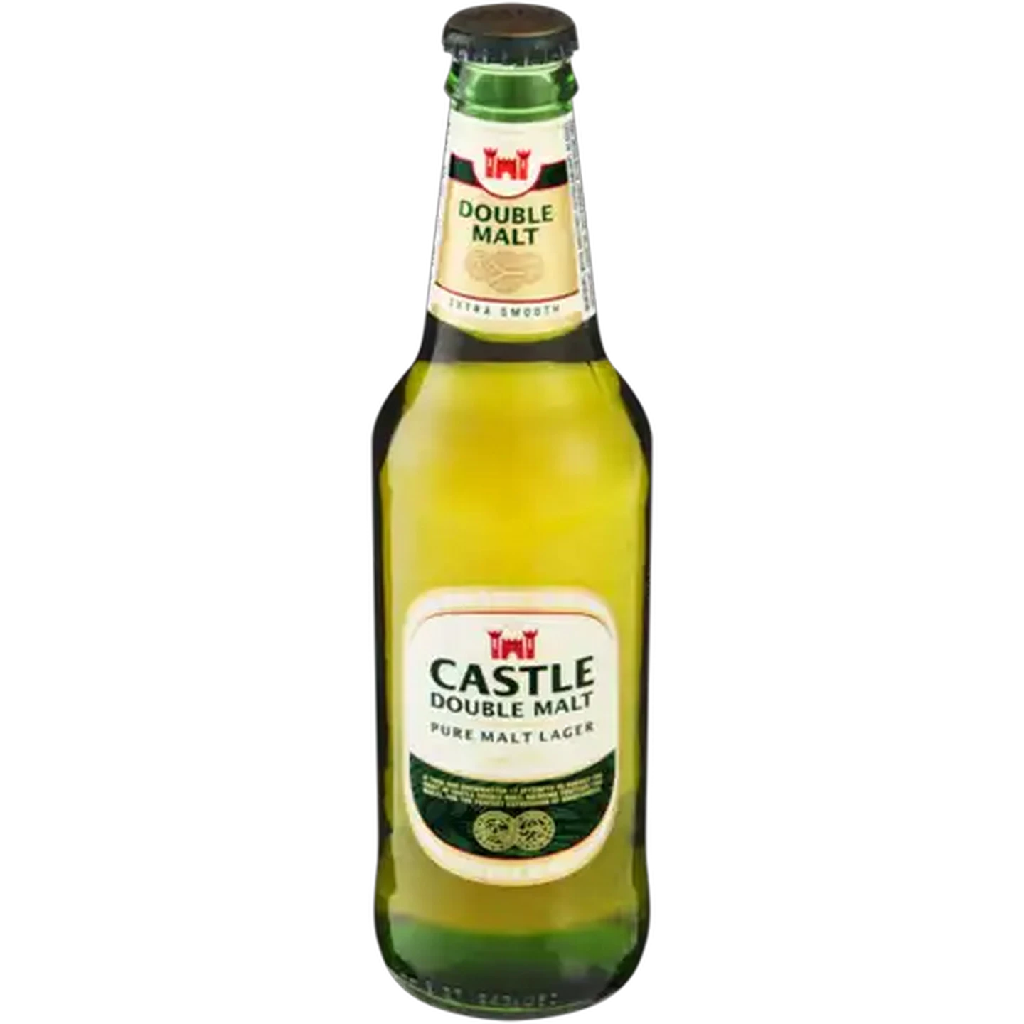 Image of Castle Pure Double Malt Lager Beer Bottle 330ml