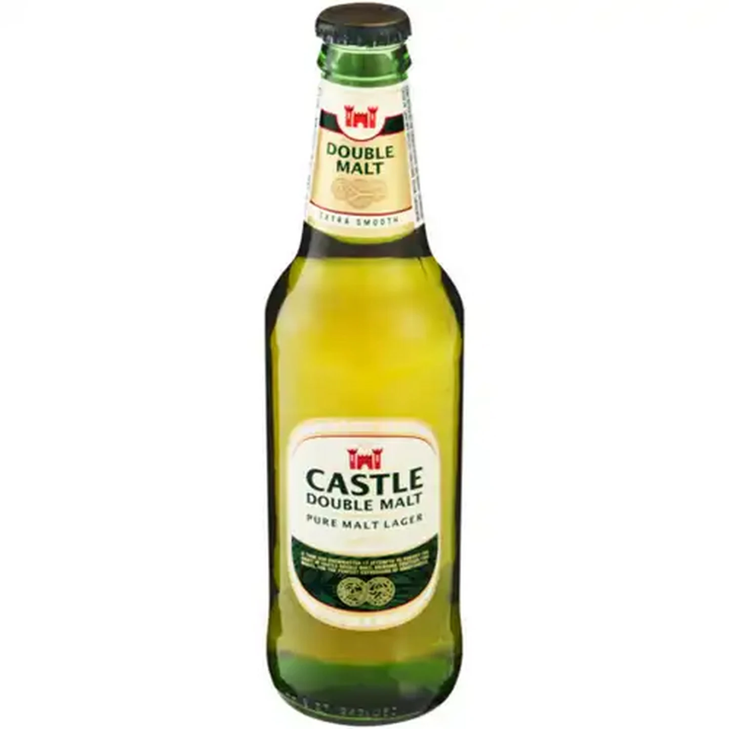 Image of Castle Pure Double Malt Lager Beer Bottle 330ml