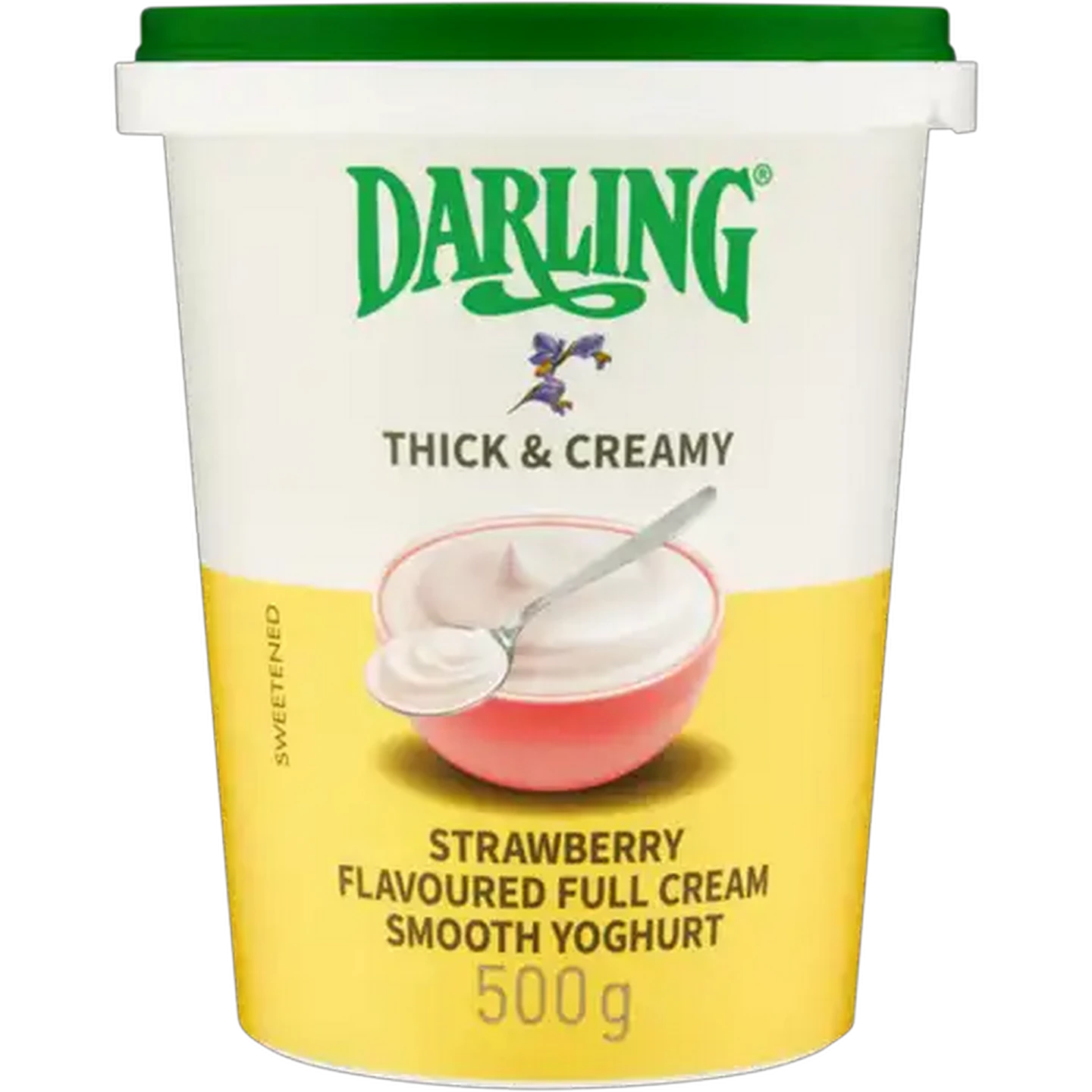 Image of Darling Thick & Creamy Strawberry Flavoured Full Cream Smooth Yoghurt 500g